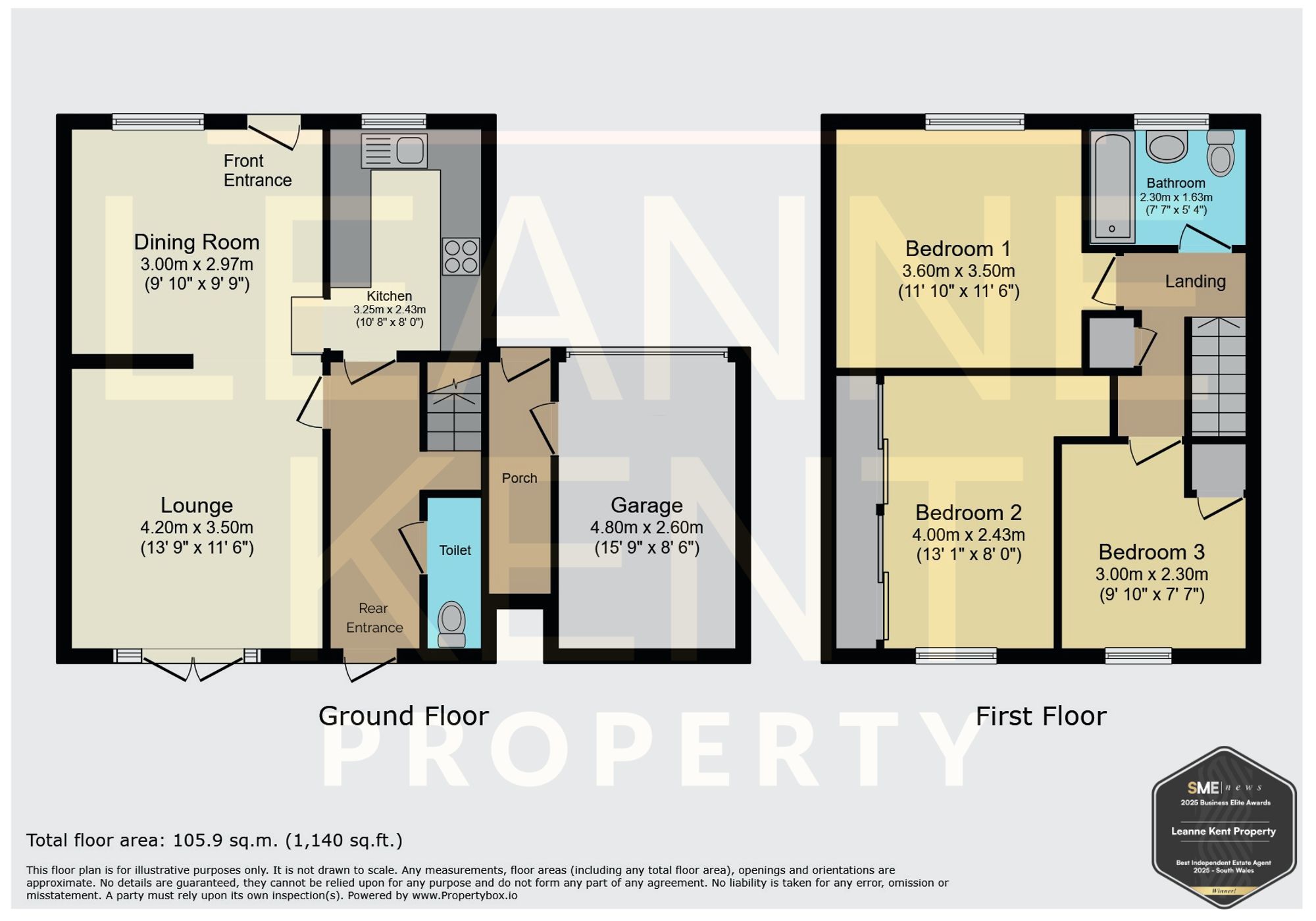 12 Herbert Drive, Caerphilly floorplan
