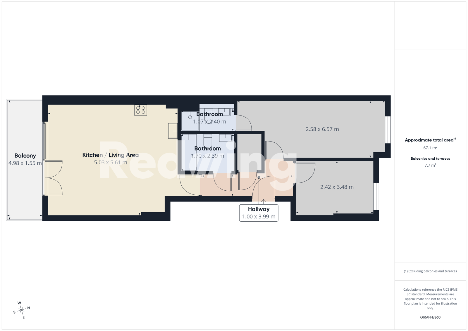 Flat 4, 4, Cross Road, Greater Manchester floorplan
