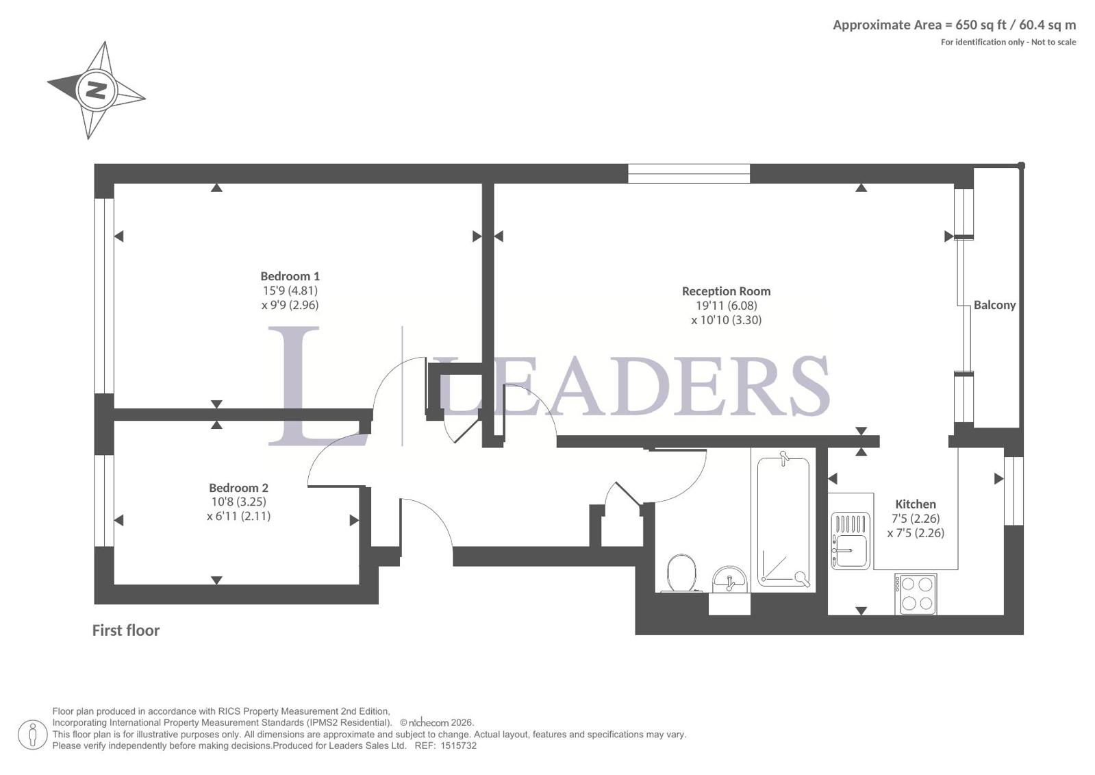 28, Cranwell Court, Croydon floorplan