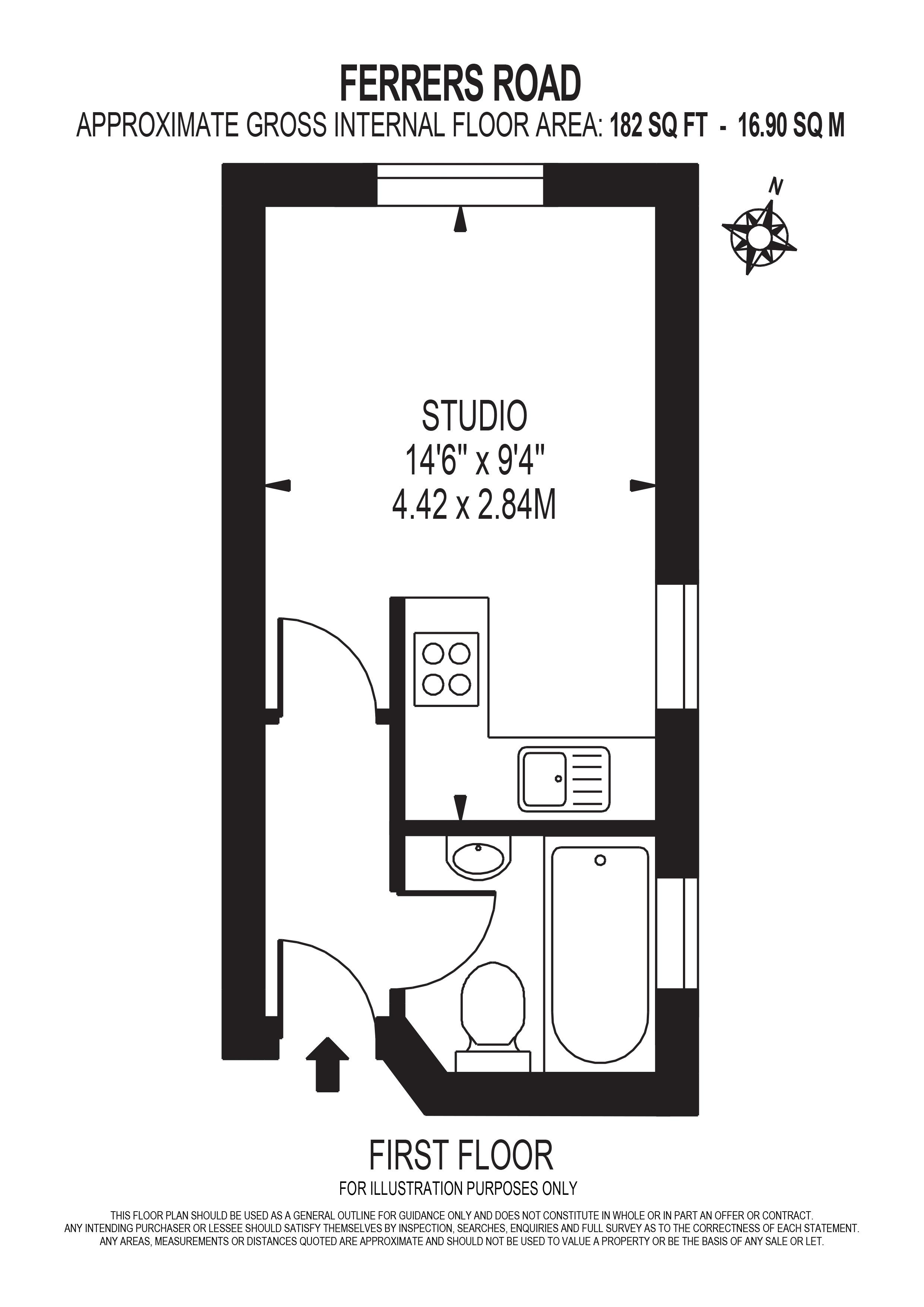 0 Bedrooms Studio to rent in Ferrers Road, Streatham, London SW16