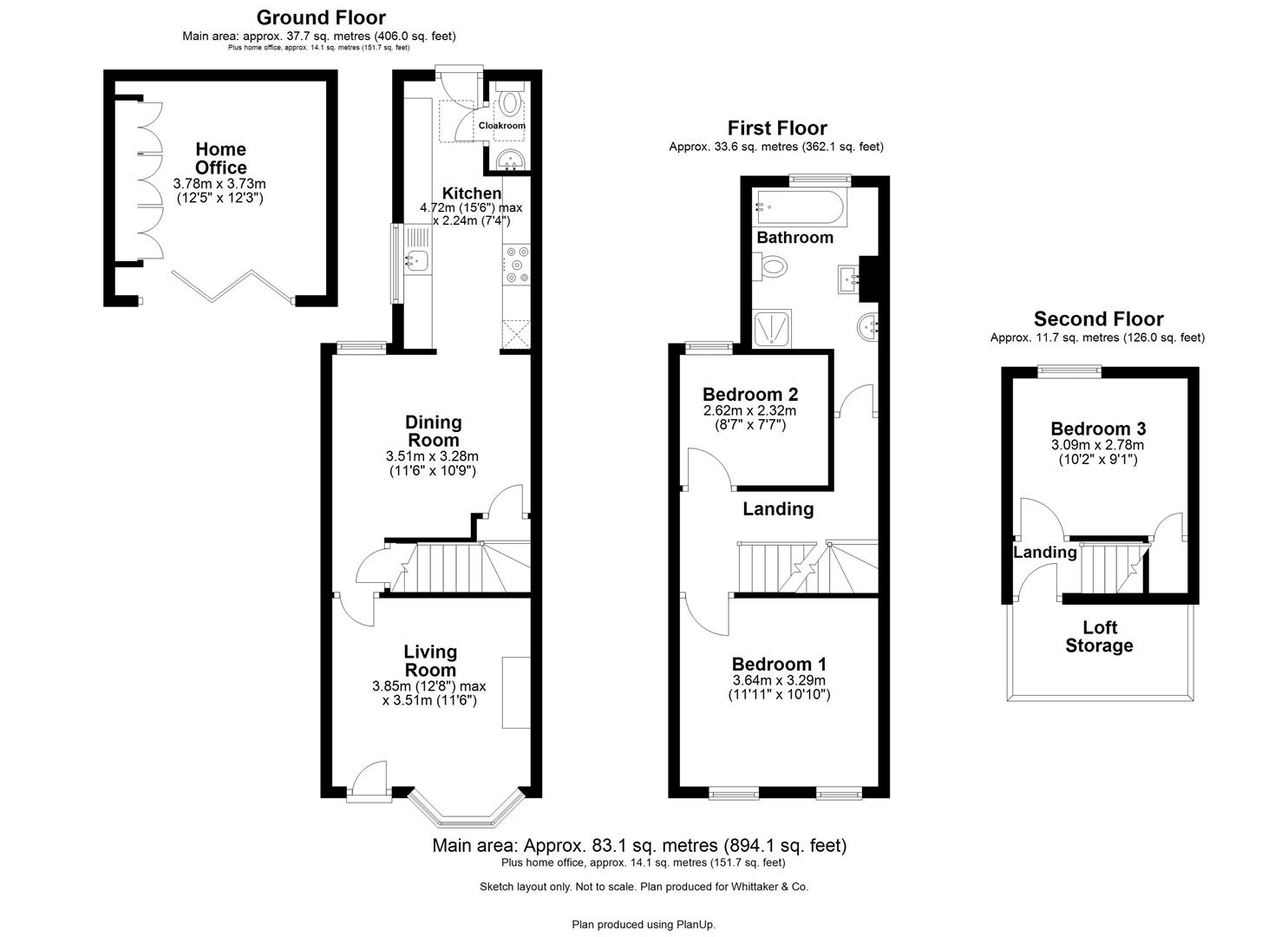 17, Salisbury Road, Harpenden floorplan
