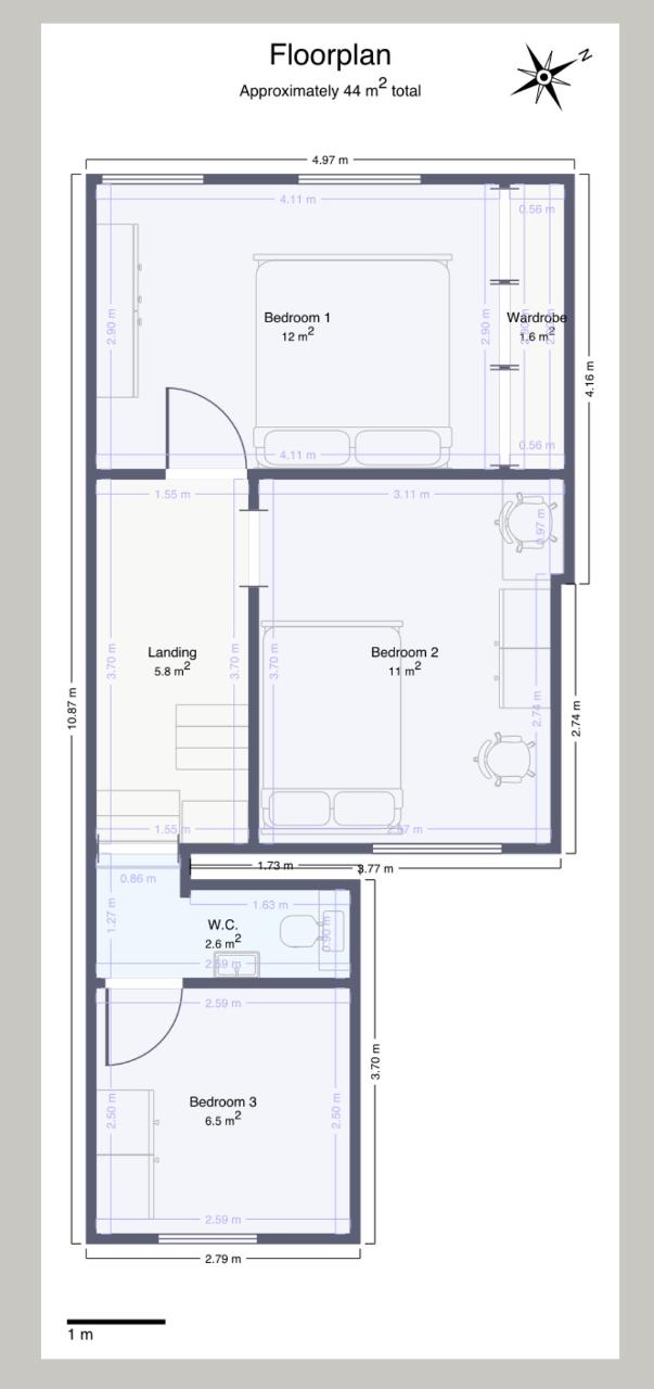 1, Provident Cottages, Maesycwmmer floorplan