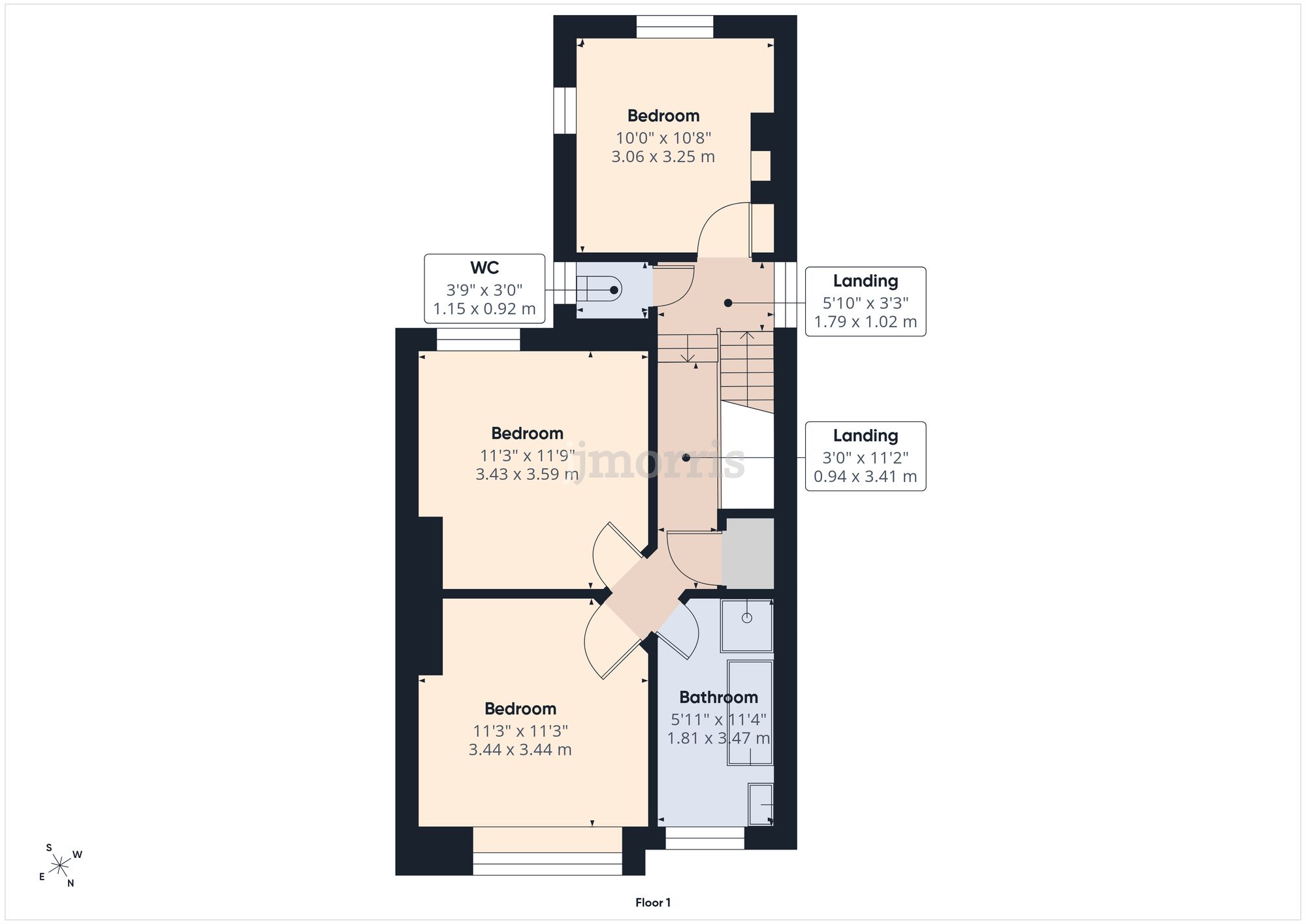19 St. Davids Place, Goodwick floorplan
