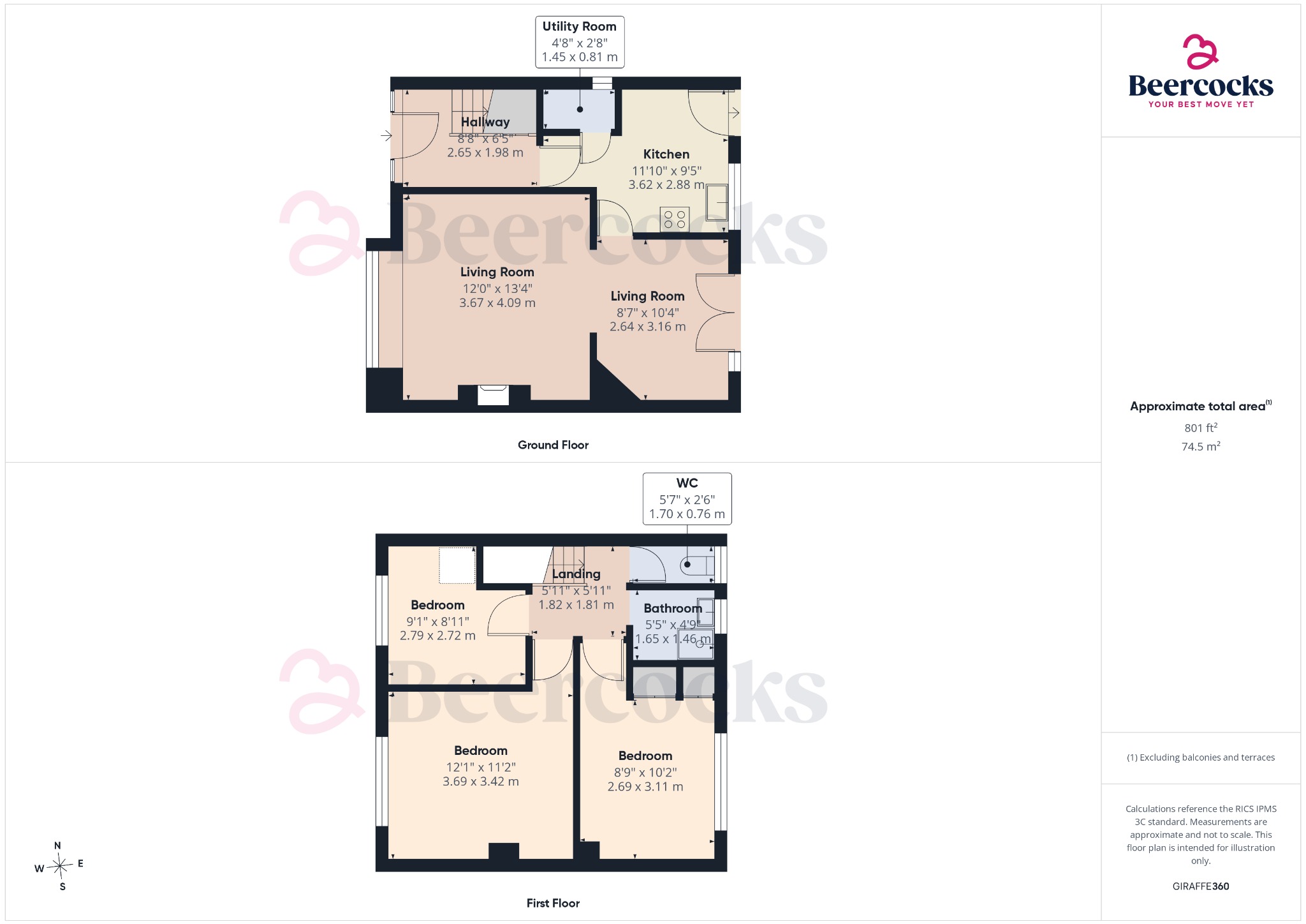 41 Travis Road, Cottingham, East Riding of Yorkshire floorplan