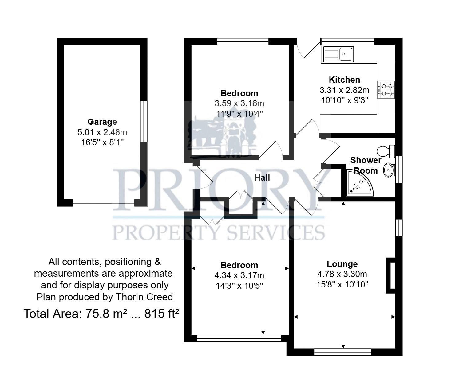 13, Crossways, Biddulph floorplan