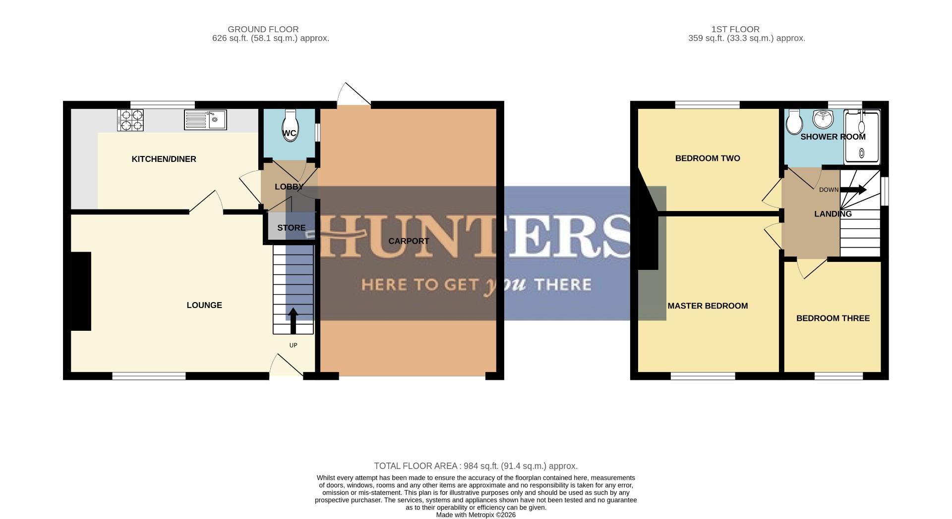 108, Glyn Vale, Bristol floorplan
