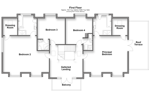 Hull Place Sholden, Deal floorplan