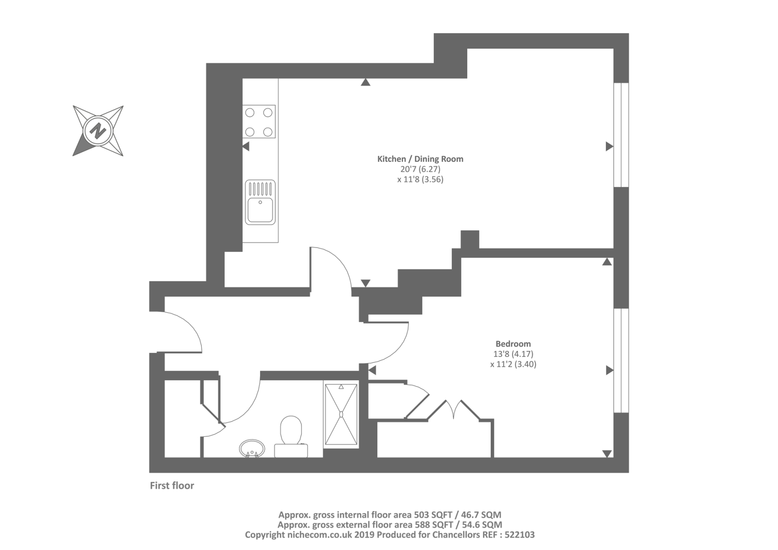 Flat 2, Woodstock, Woodstock floorplan
