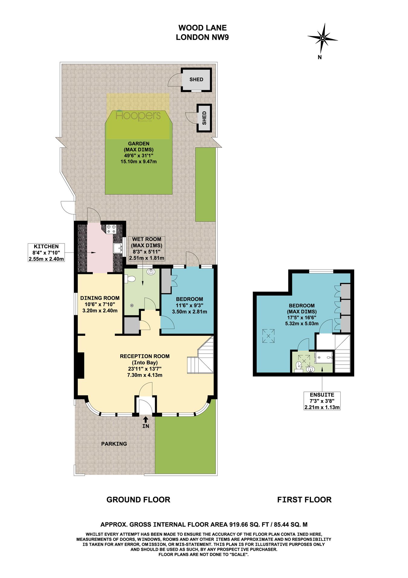 92, Wood Lane, London floorplan