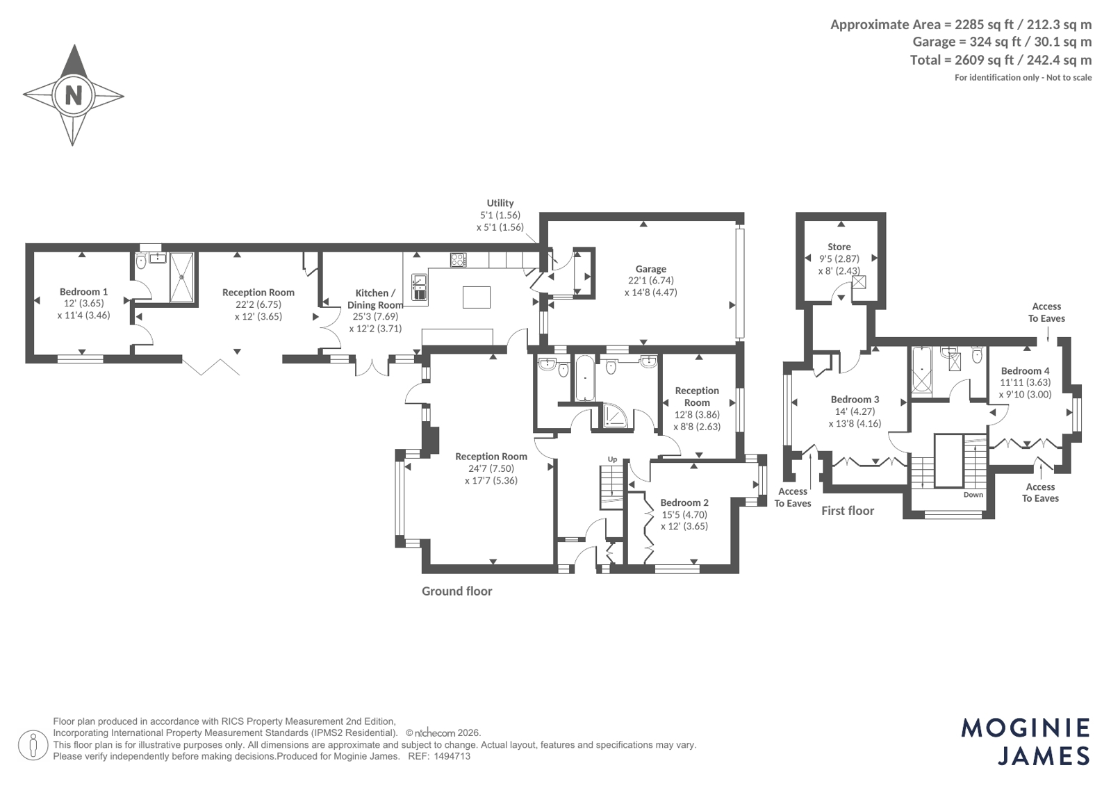 253, Cyncoed Road, Cardiff floorplan