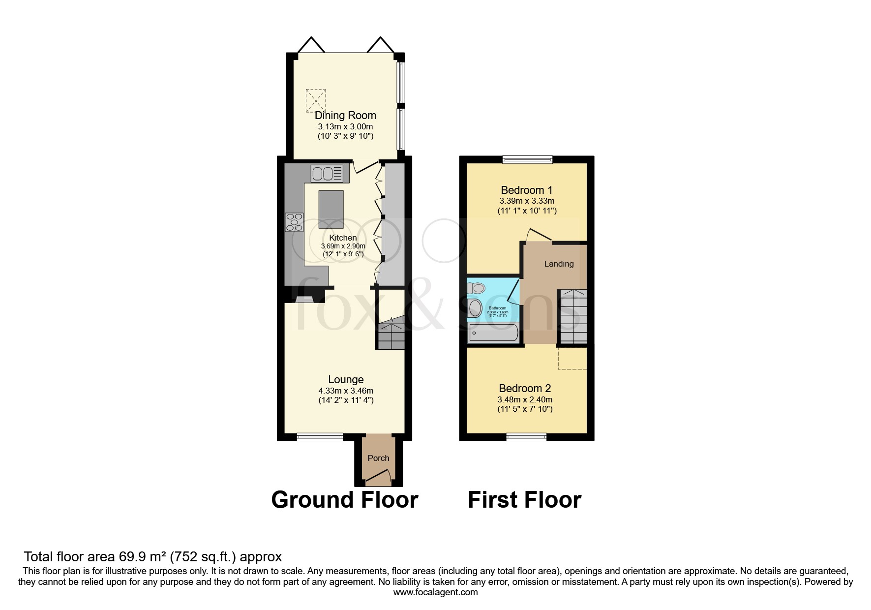 14, Lancelot Close, Crawley floorplan