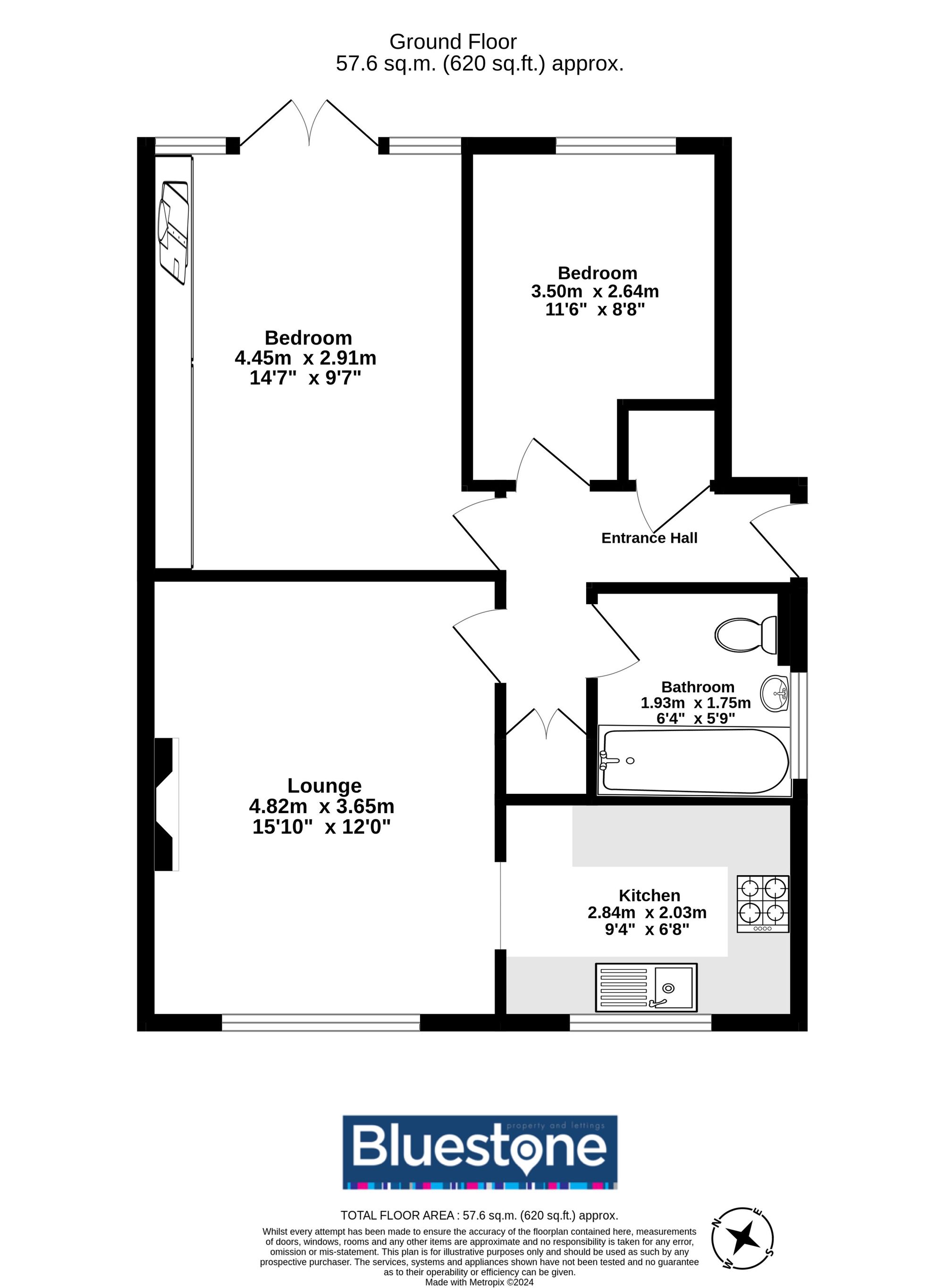 135 Pilton Vale, Newport floorplan