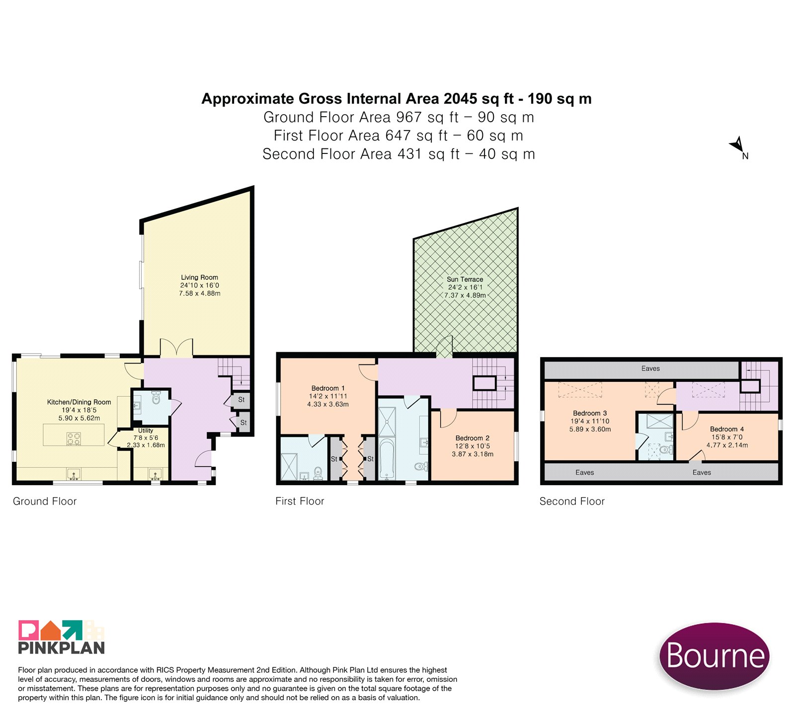 3 Penlan,, Kingfield Green, Woking floorplan