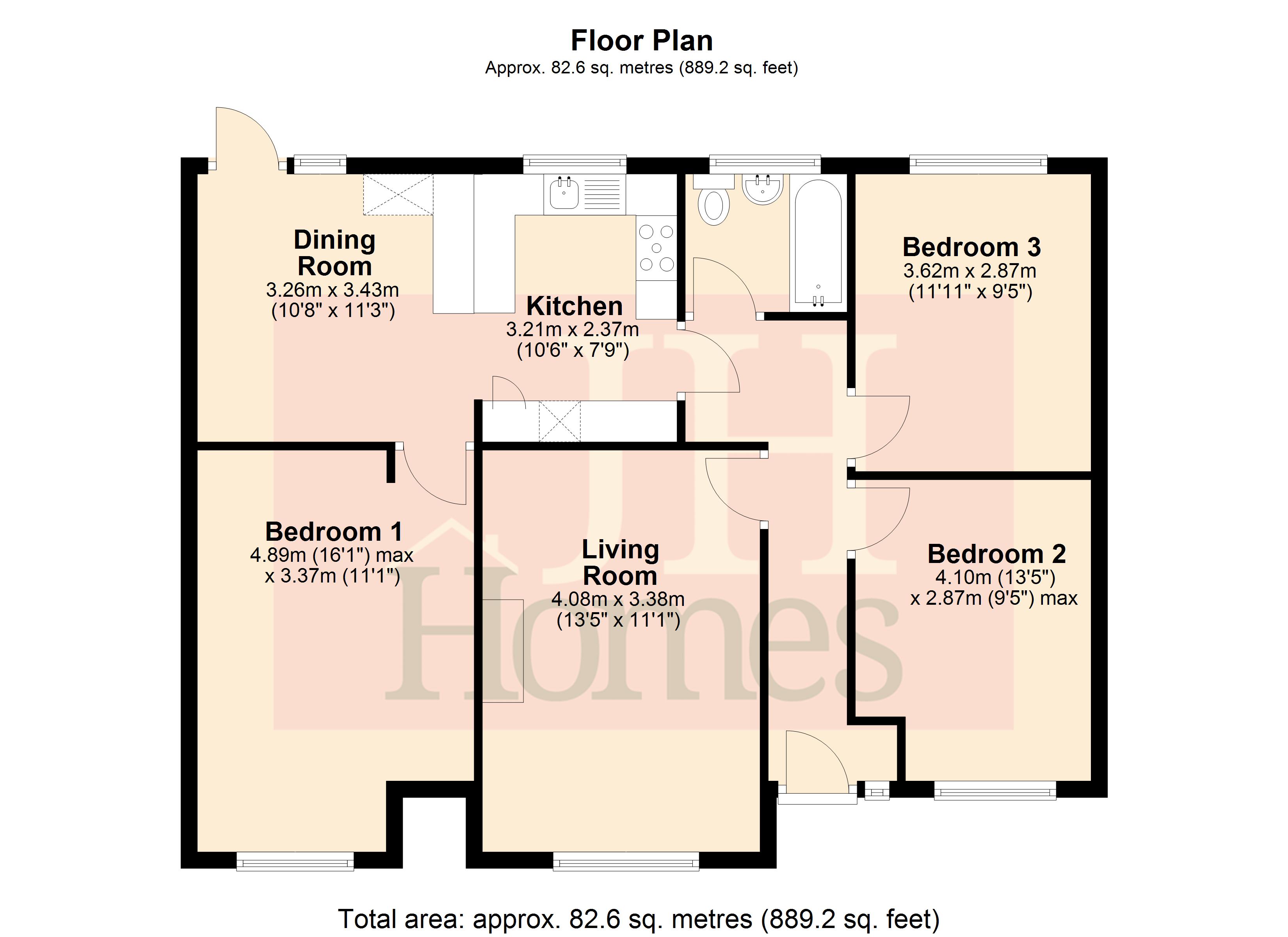 3, Hardknott Gardens, Barrow-in-Furness floorplan