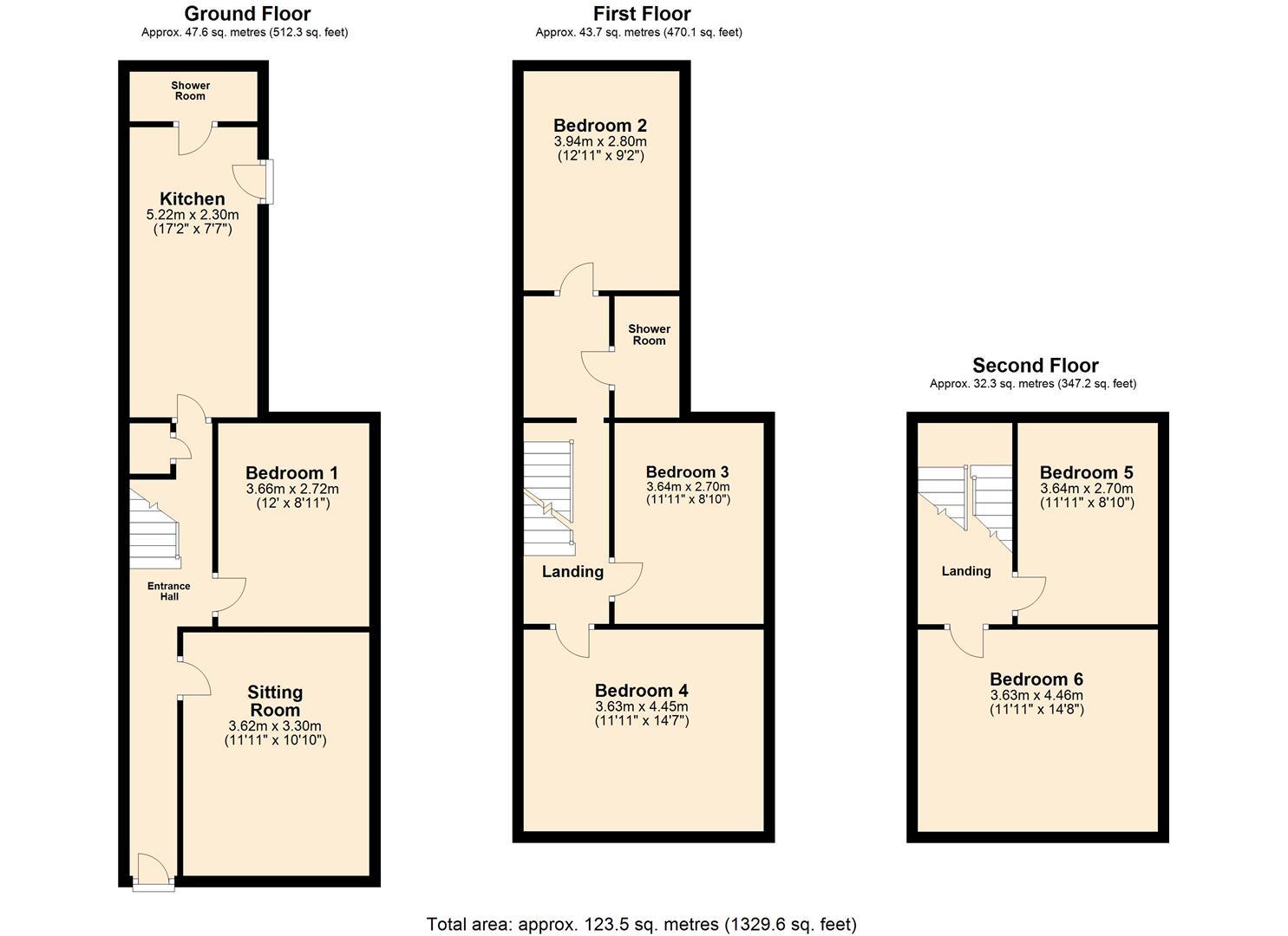 Springfield Road, Exeter floorplan