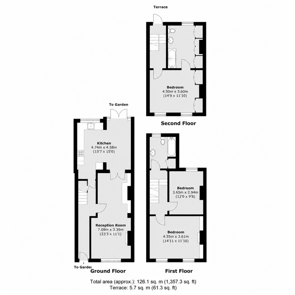 28, Raynham Road, London floorplan