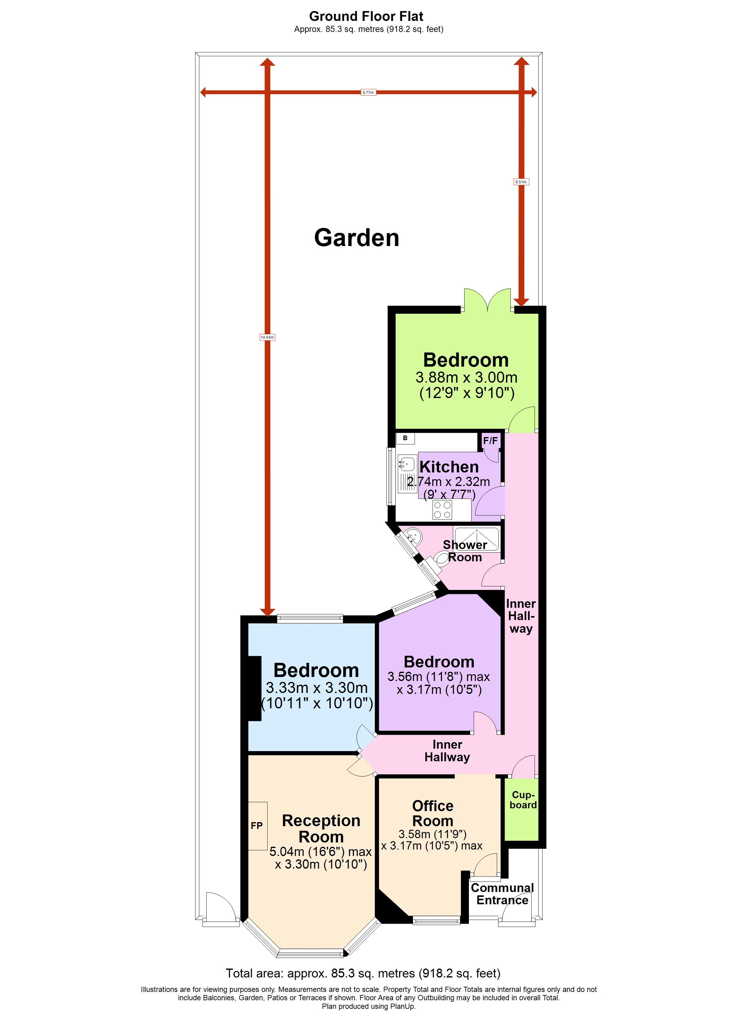 Sutherland Villas, Drayton Road, West Ealing  floorplan