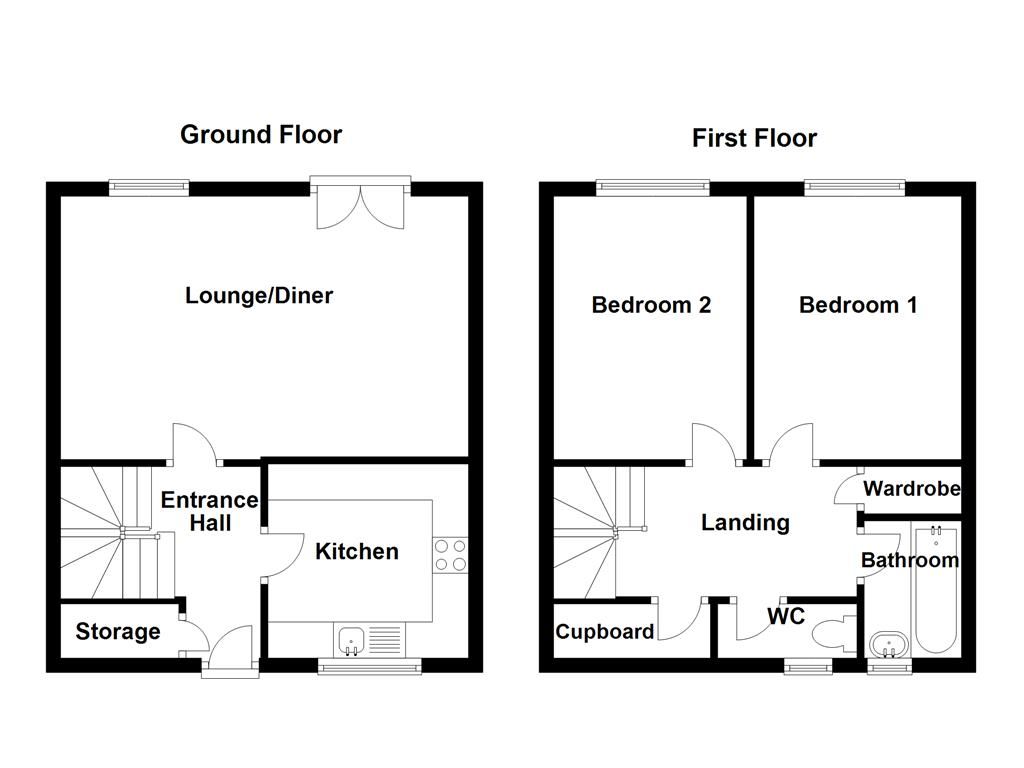 2 Bedrooms Flat for sale in Mercers, Harlow CM19