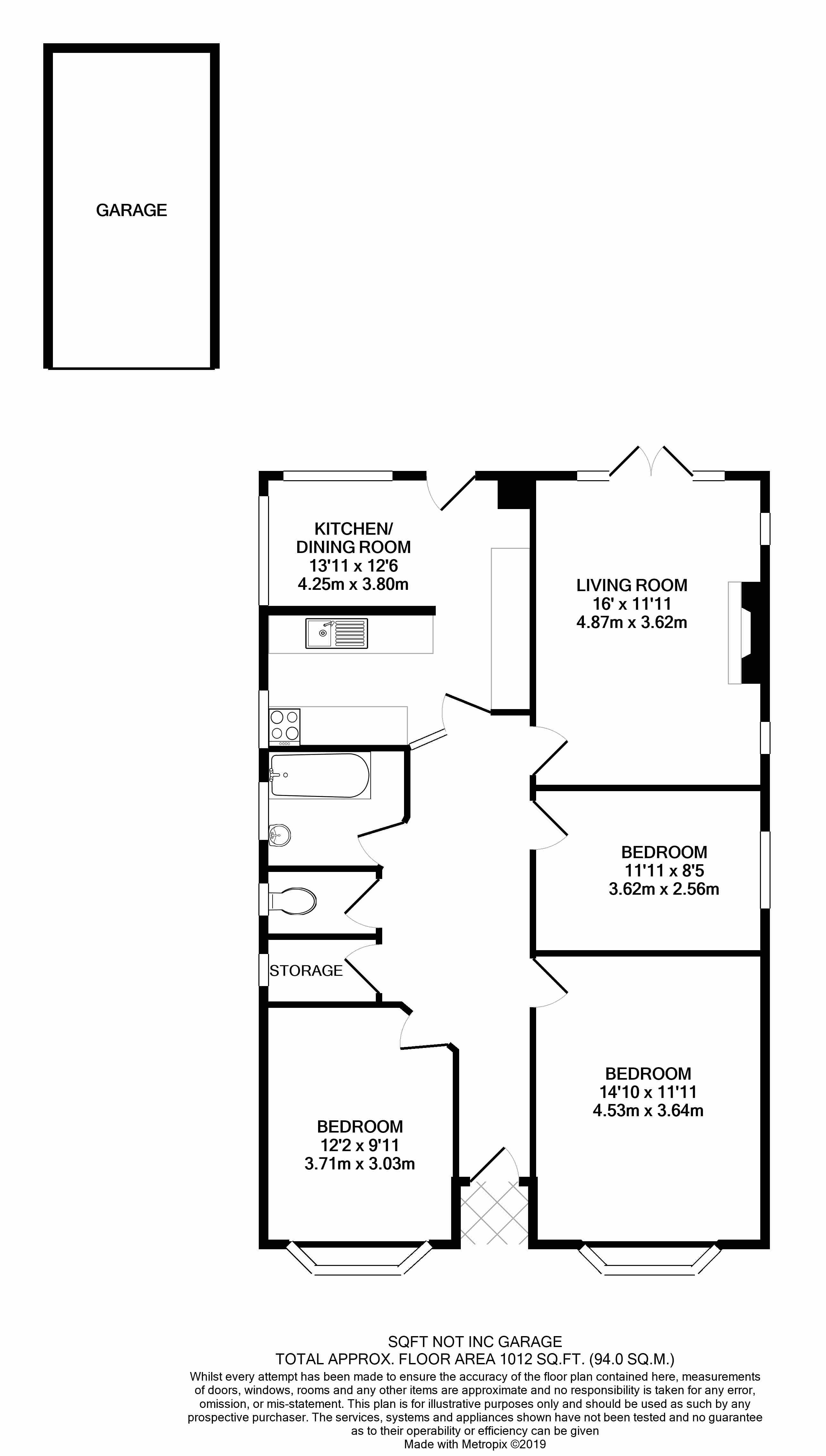 3 bed detached bungalow for sale in Linden Avenue, Old Basing