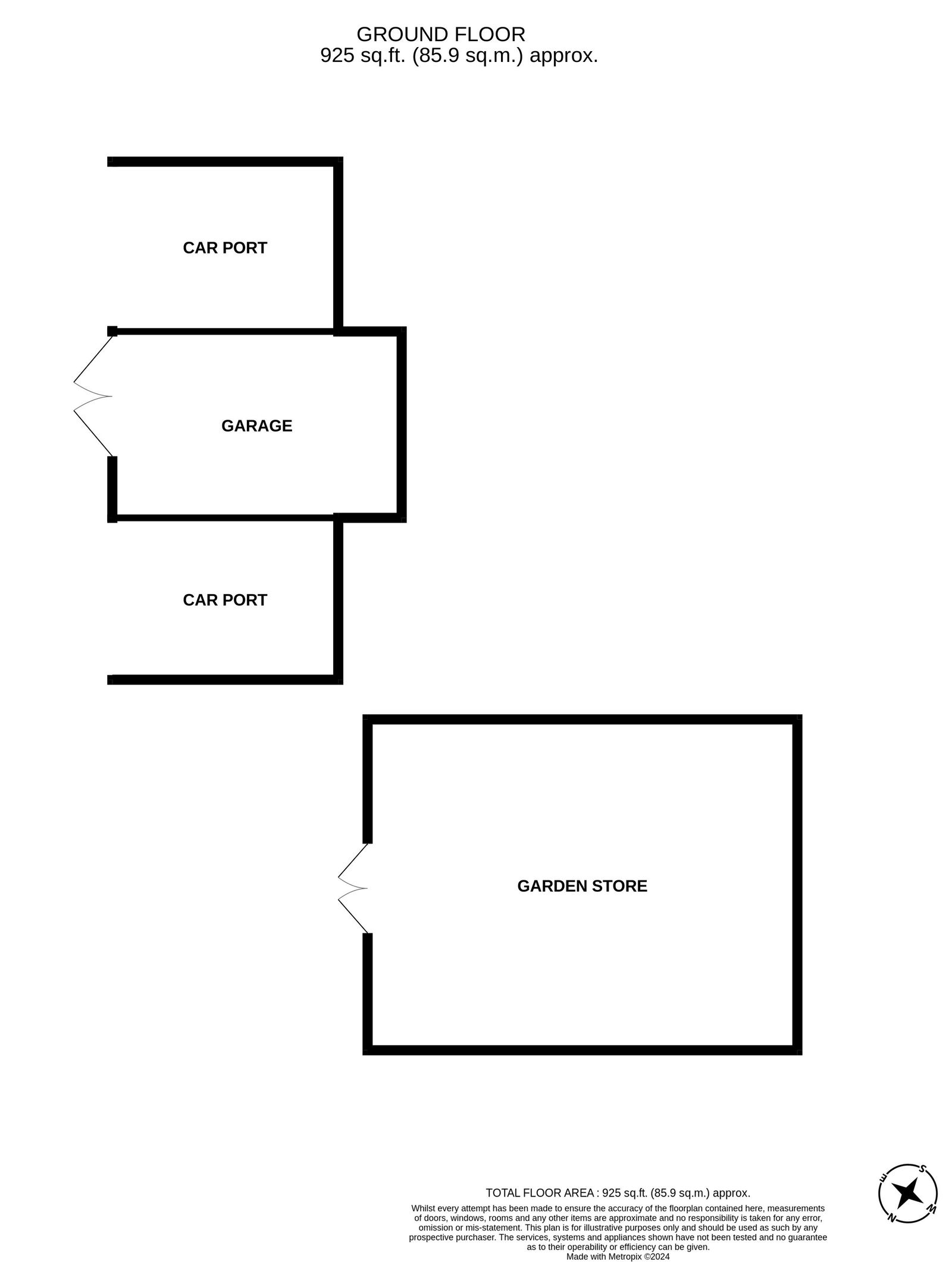 Brayswick Bank, Brayswick, Worcester floorplan