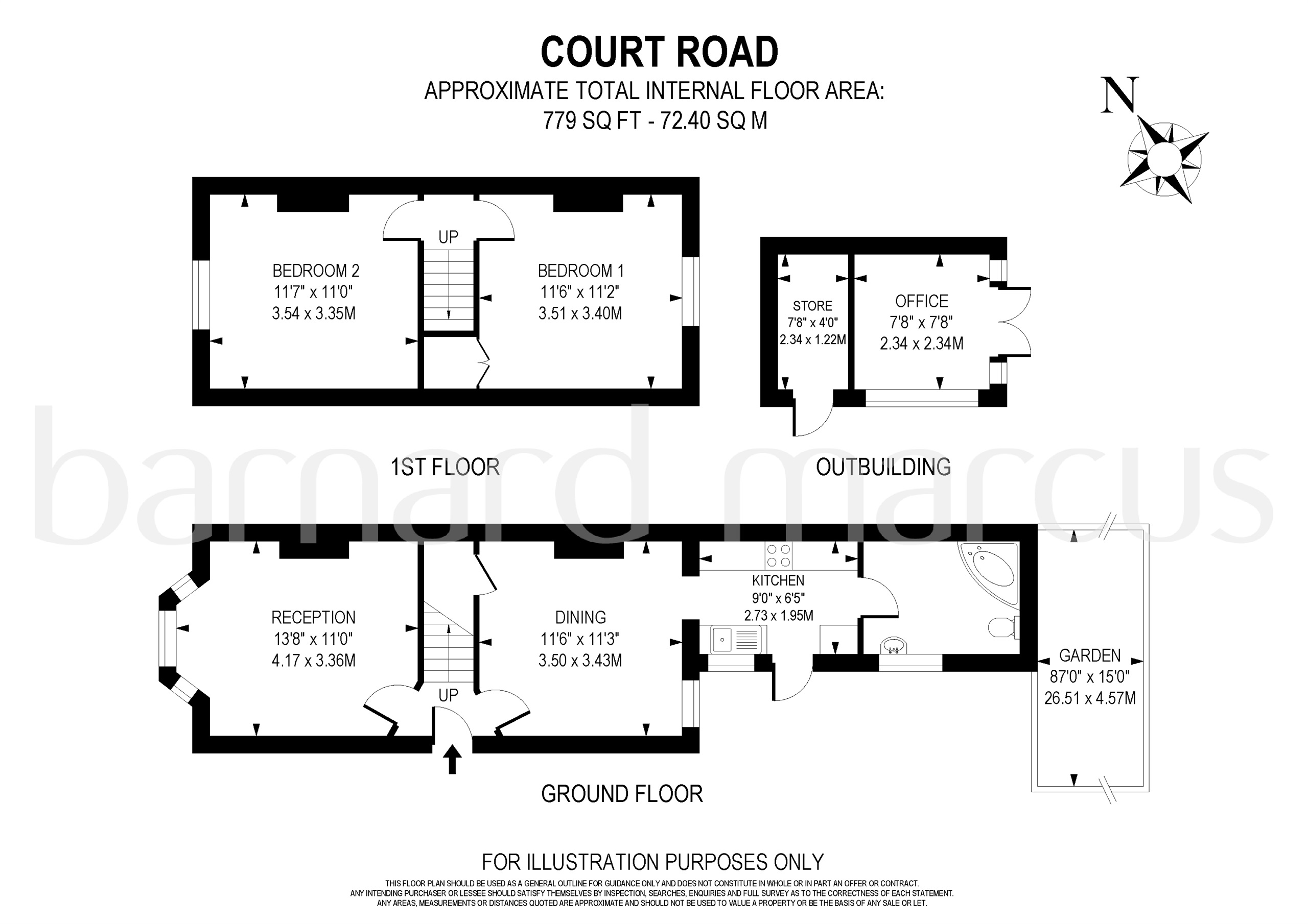 2 Bedrooms Semi-detached house for sale in Upper Court Road, Epsom KT19