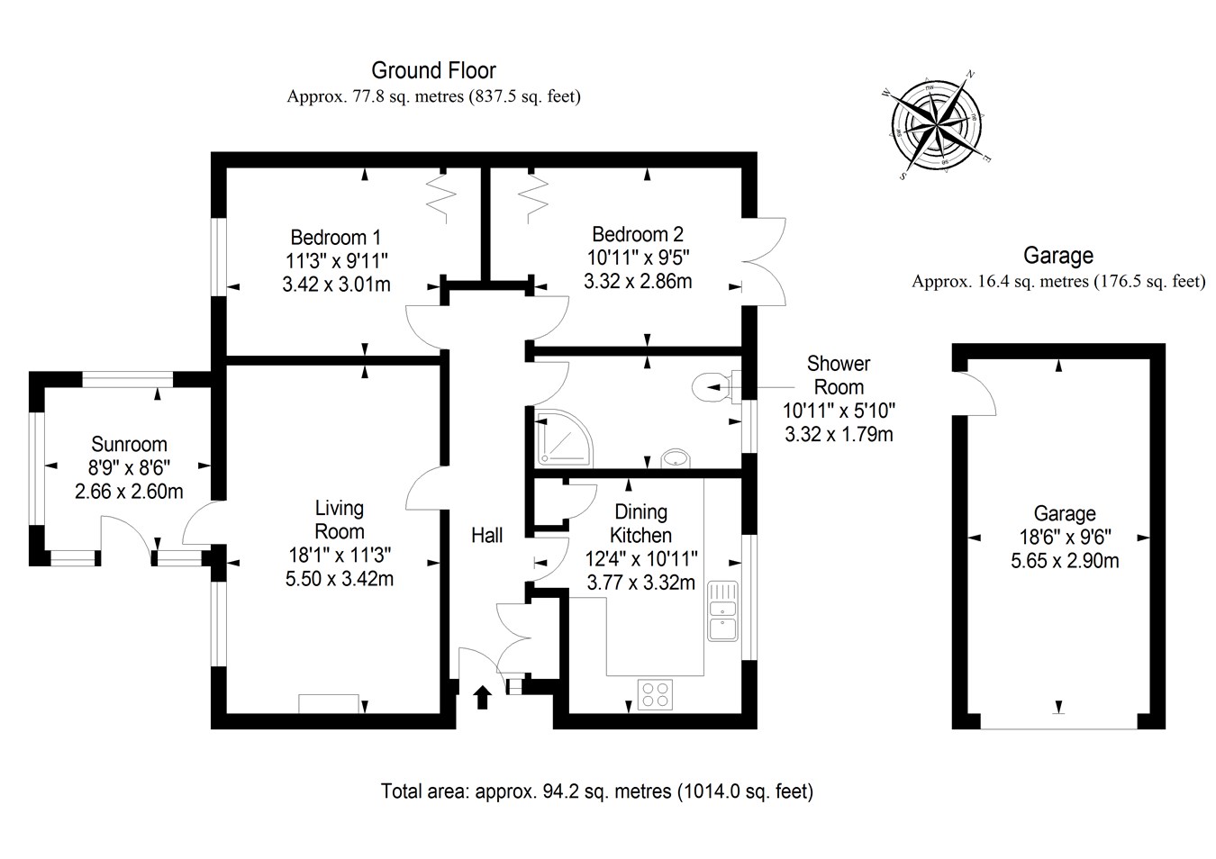 Eden Park, Cupar KY15, 2 bedroom semidetached bungalow for sale
