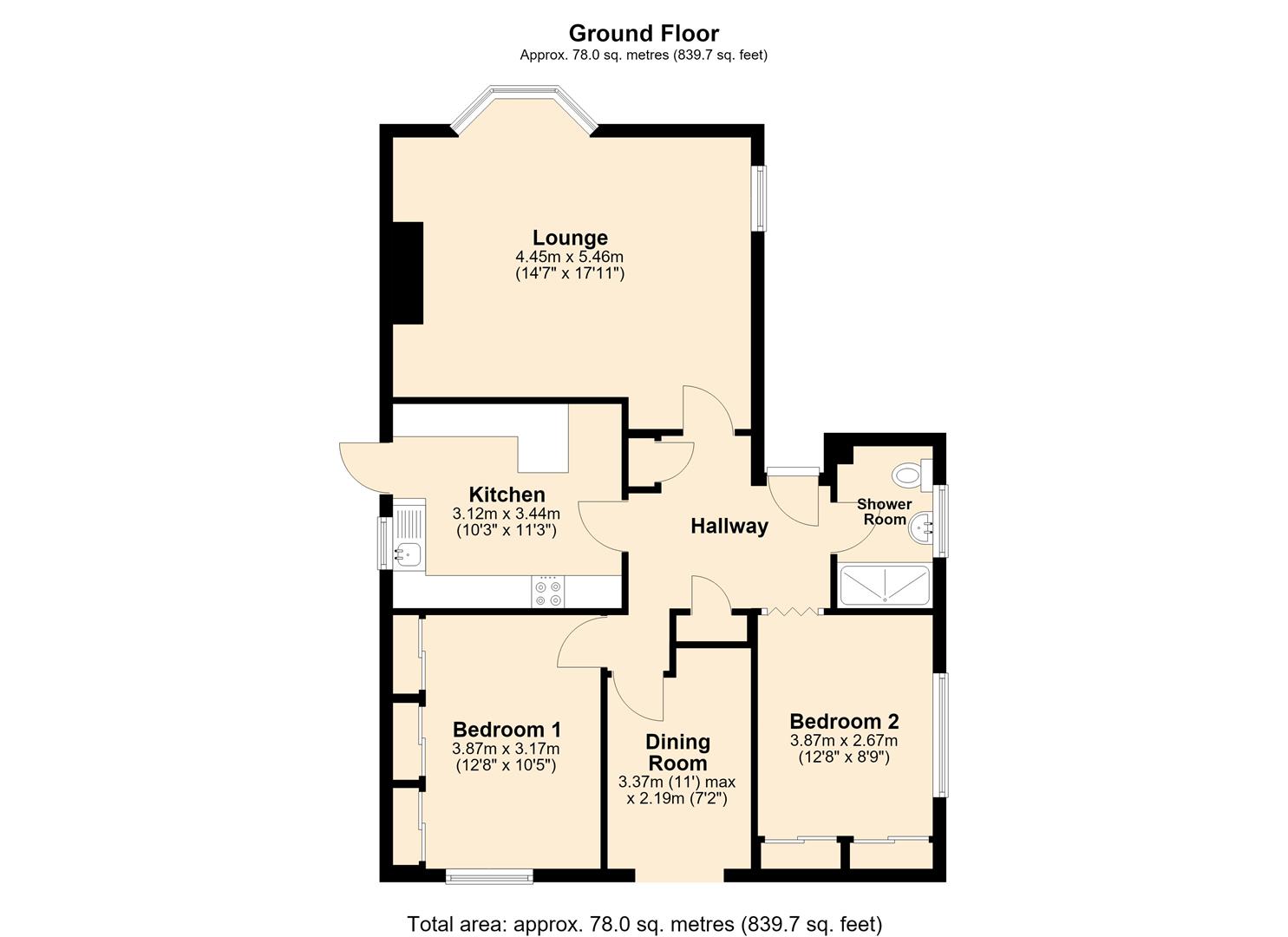14, Hildyard Close, Hedon Hull floorplan