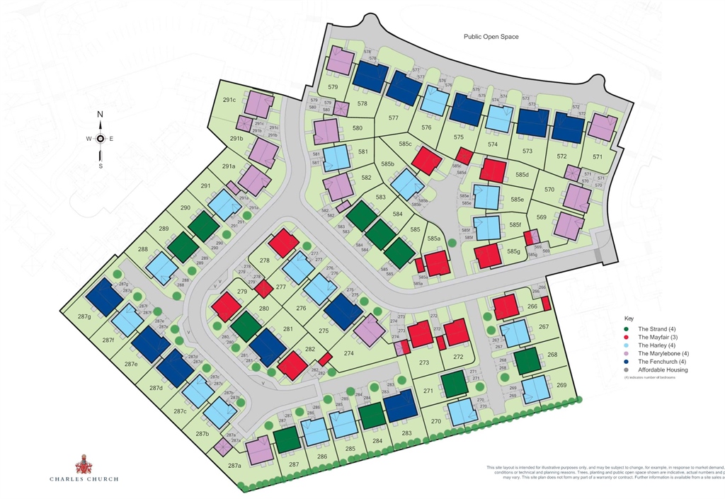 New home, 4 bed detached house for sale in "The Mayfair" at Garcia