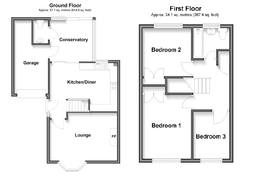 49, St. Johns Way, Kent floorplan