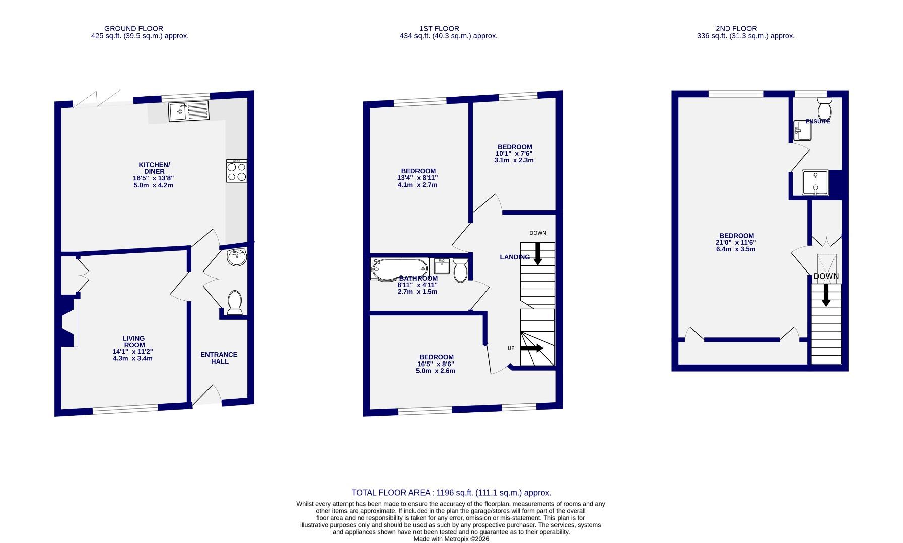 Sutherland Street, York floorplan