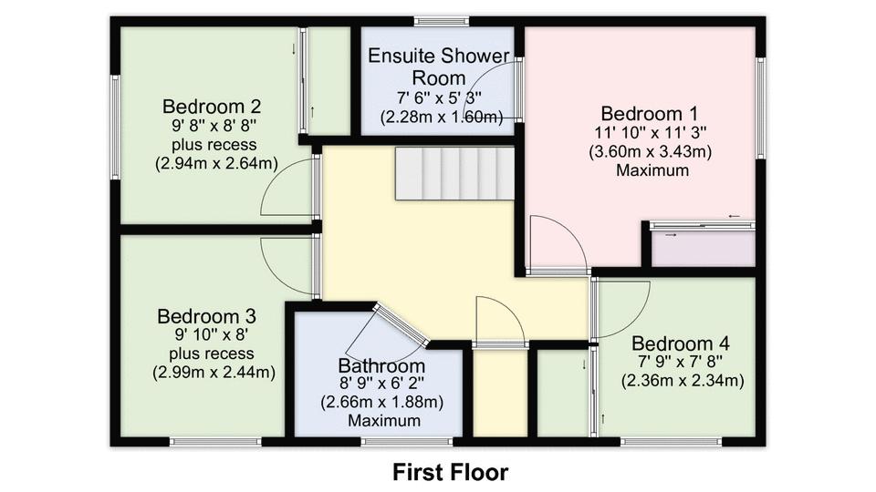 24, Owen Close, Fareham floorplan