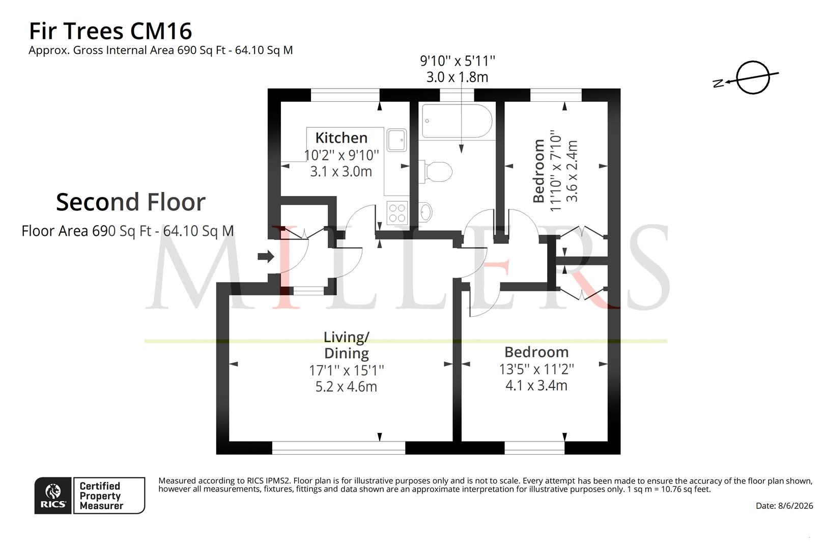 9, Fir Trees, Tidys Lane, Epping floorplan