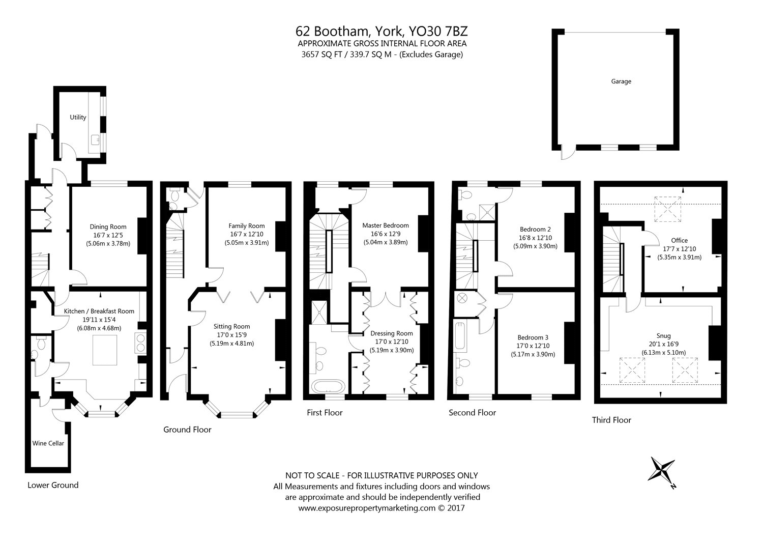 5 Bedrooms Terraced house for sale in Bootham, York, North Yorkshire YO30
