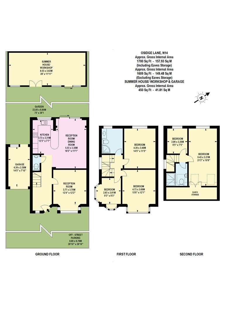 22, Osidge Lane, Southgate floorplan