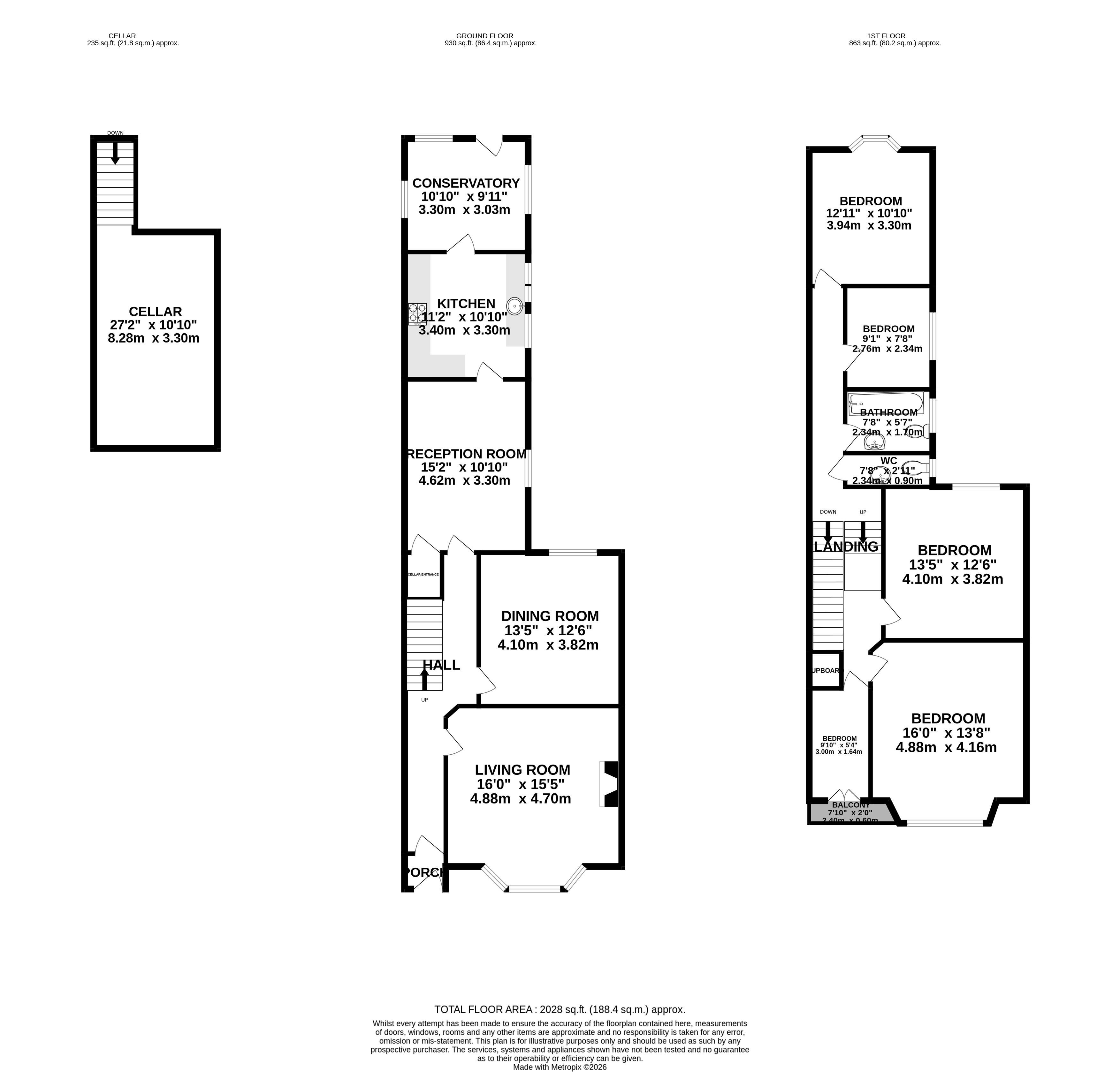 43, Surrey Road, Margate floorplan