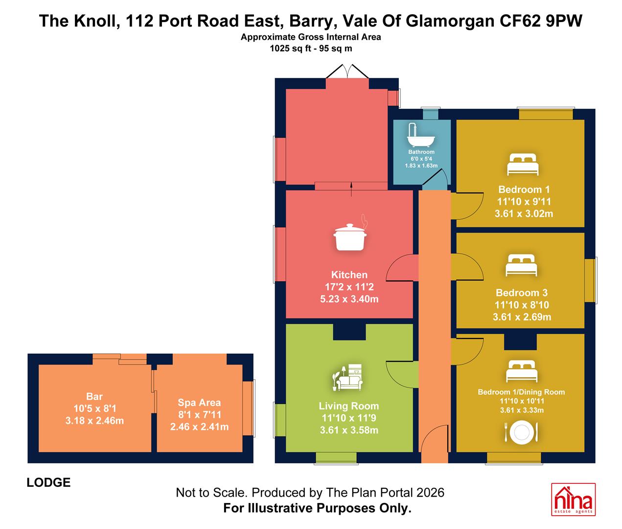 Port Road East, Barry floorplan