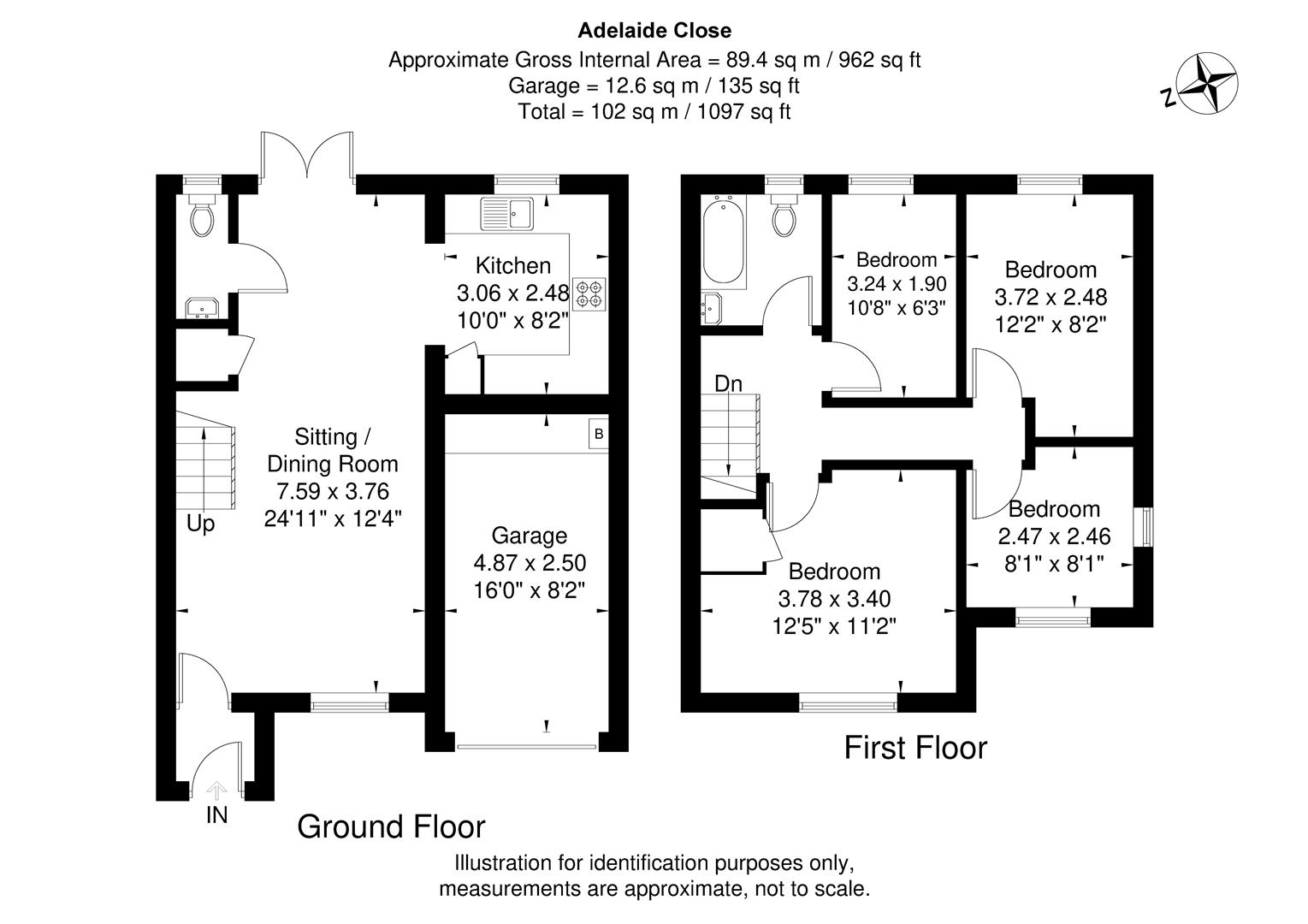 7, Adelaide Close, Slough floorplan