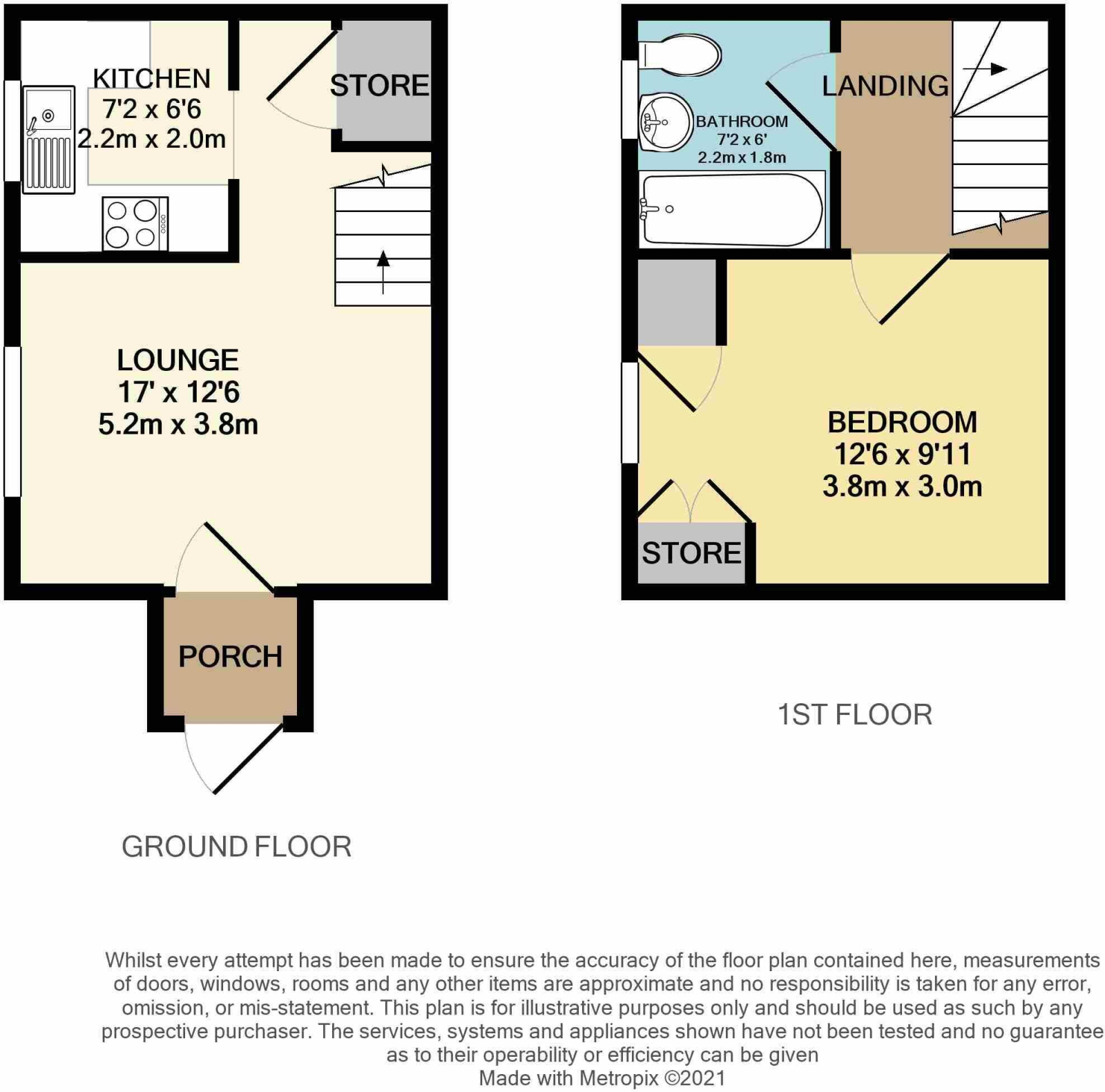 8 Colwell Rise, Luton floorplan