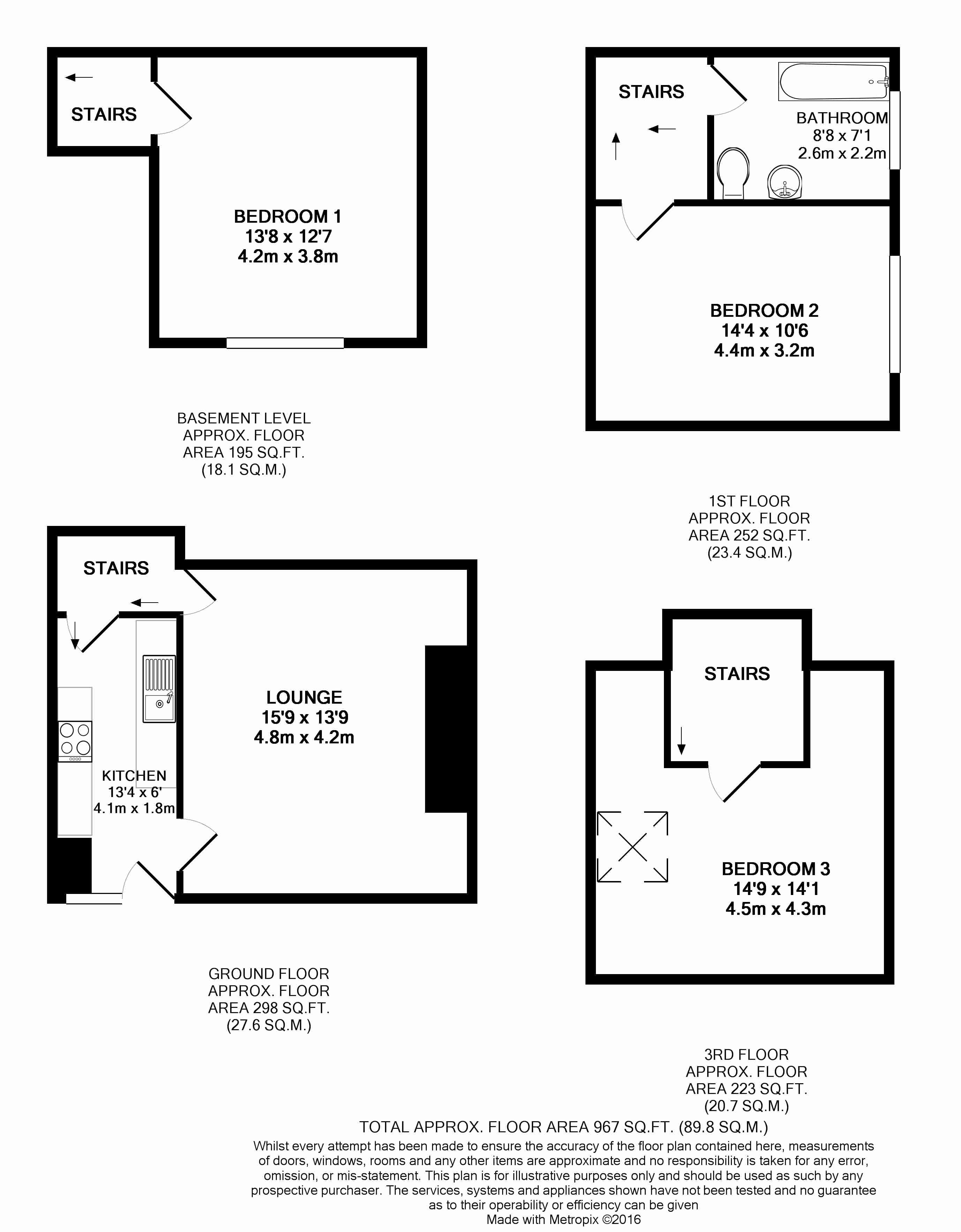 2 Bedrooms Terraced house to rent in Quarry Mount, Leeds LS6