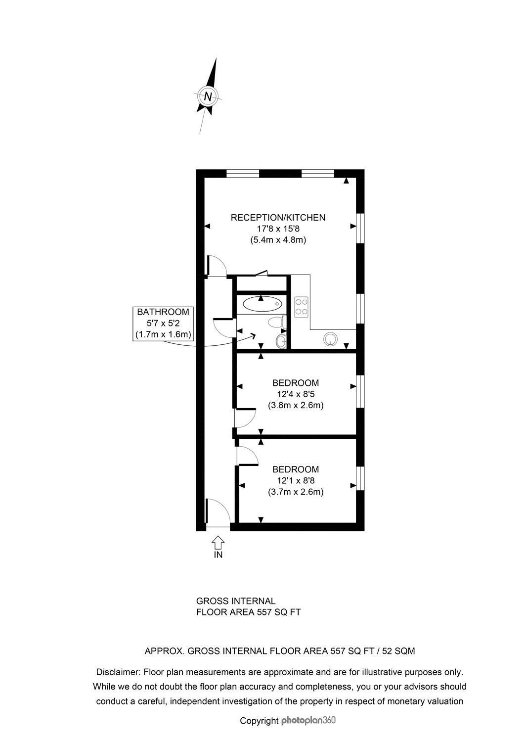 2 Bedrooms Flat to rent in Bromehead Street, Stepney E1