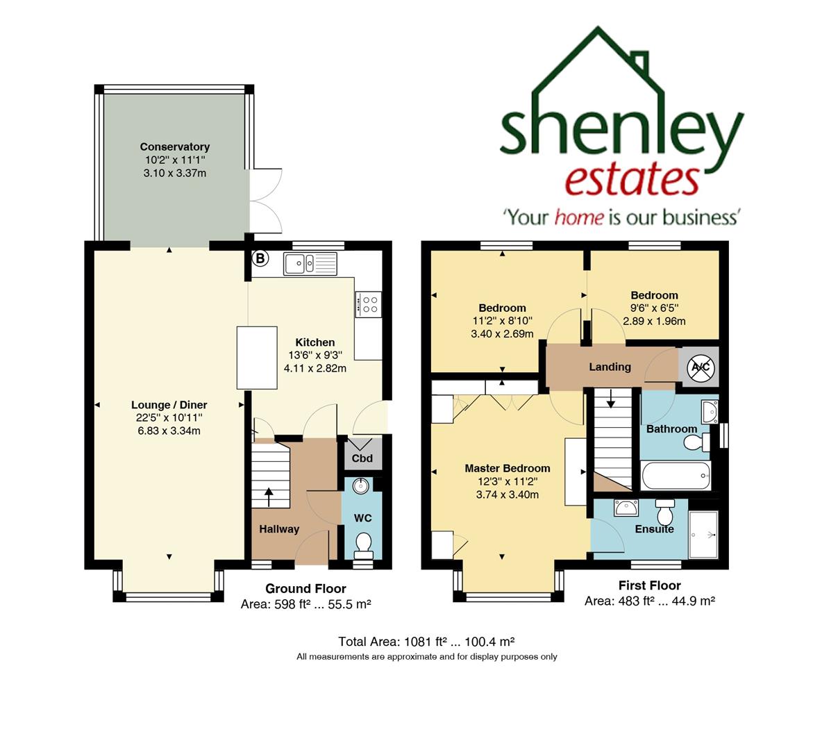 40, King Charles Road, Radlett floorplan