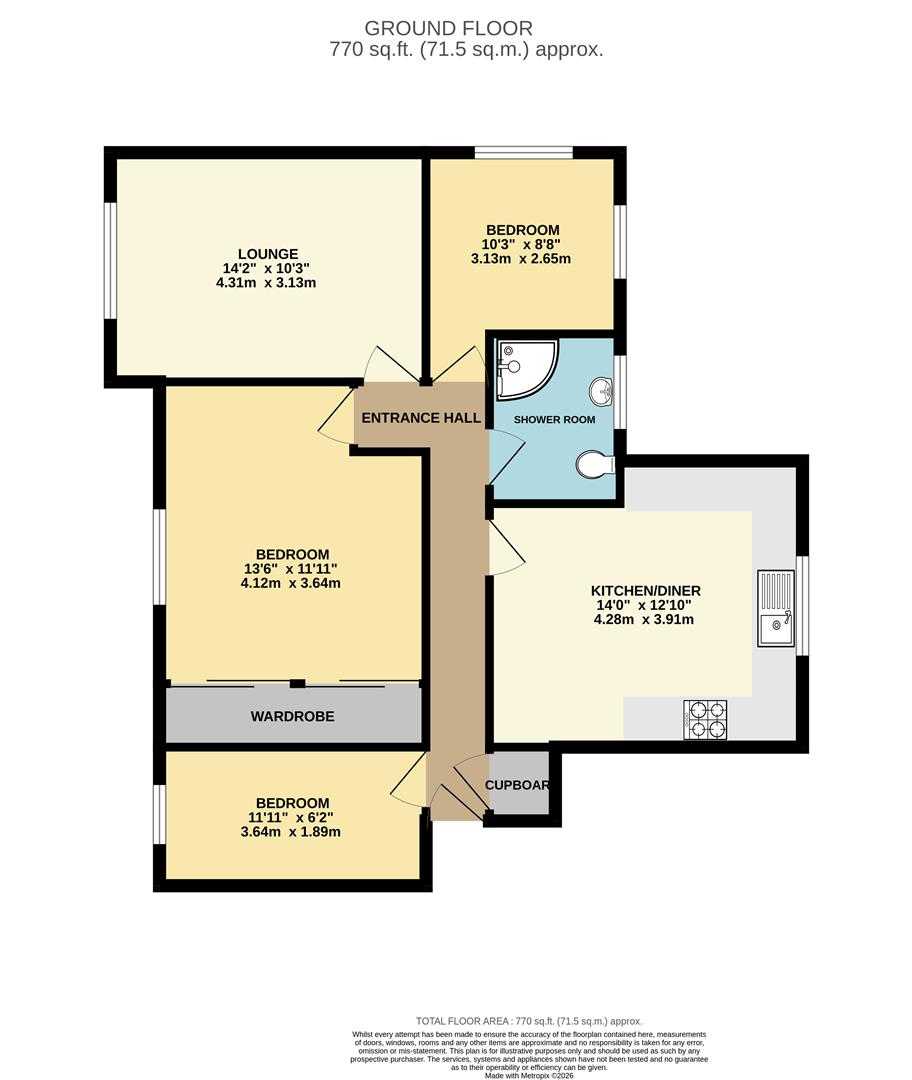 FLAT, 3 Llantygwyn, Thomas Street., Caerphilly floorplan