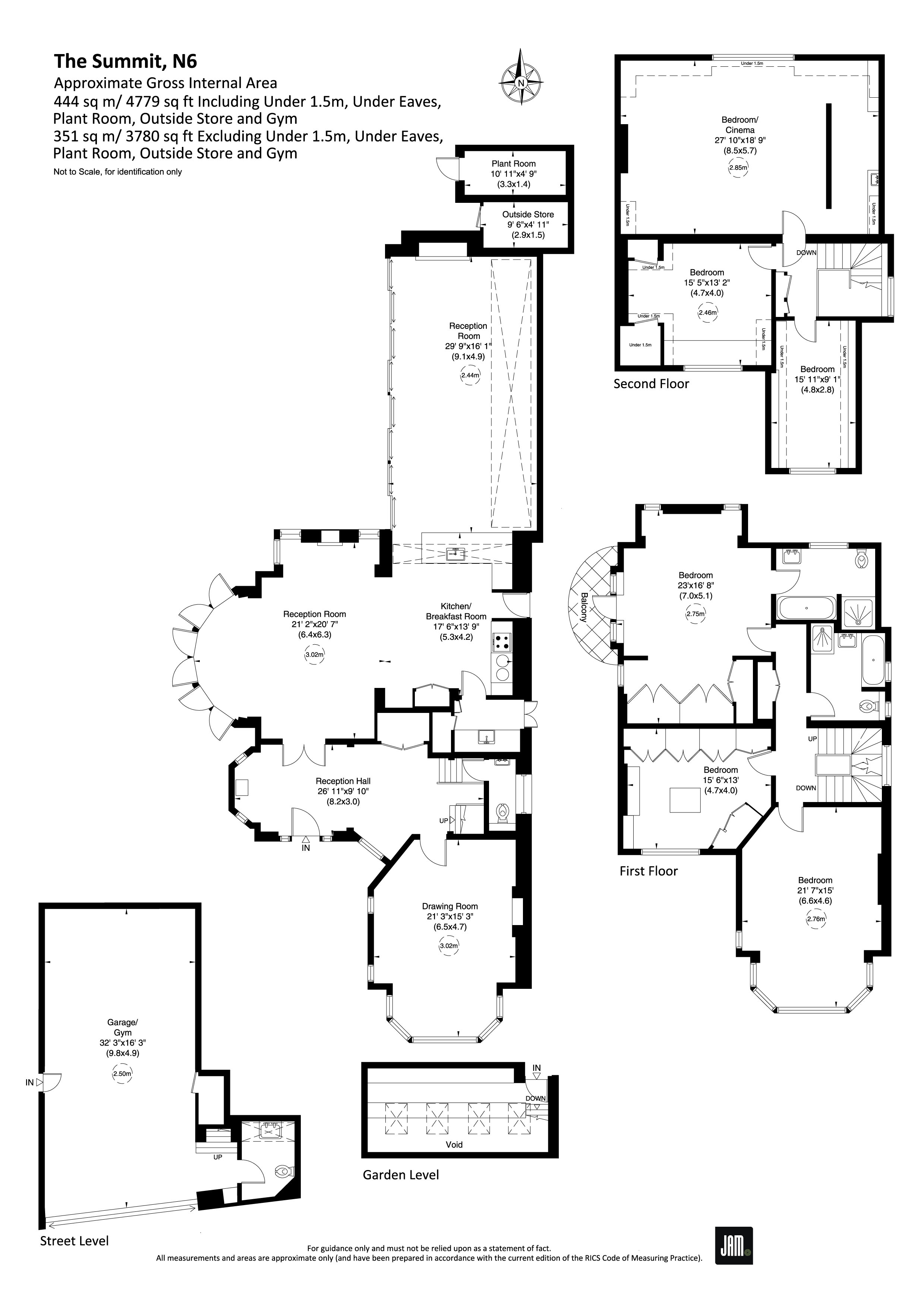 Fitzroy Park, Highgate, London floorplan