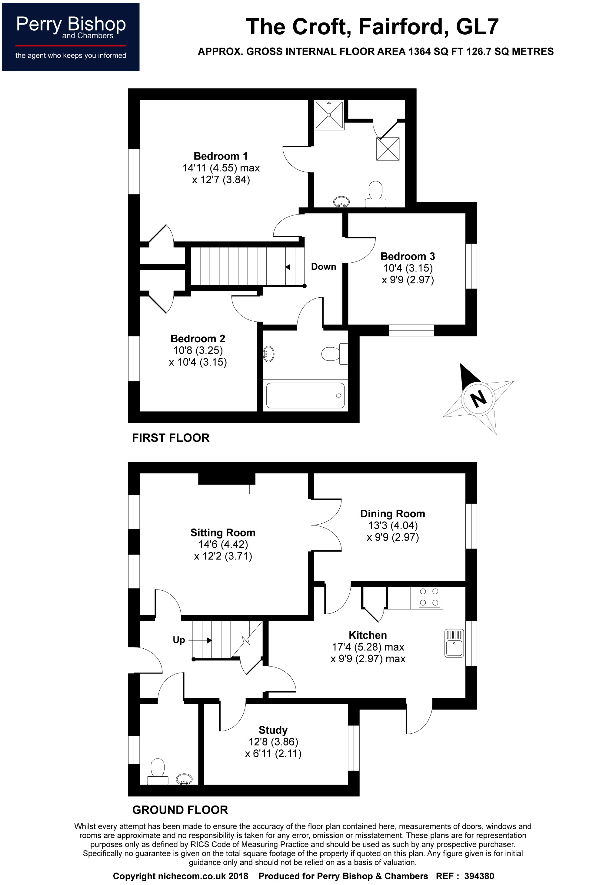 3 Bedrooms End terrace house for sale in The Orchard, The Croft, Fairford GL7