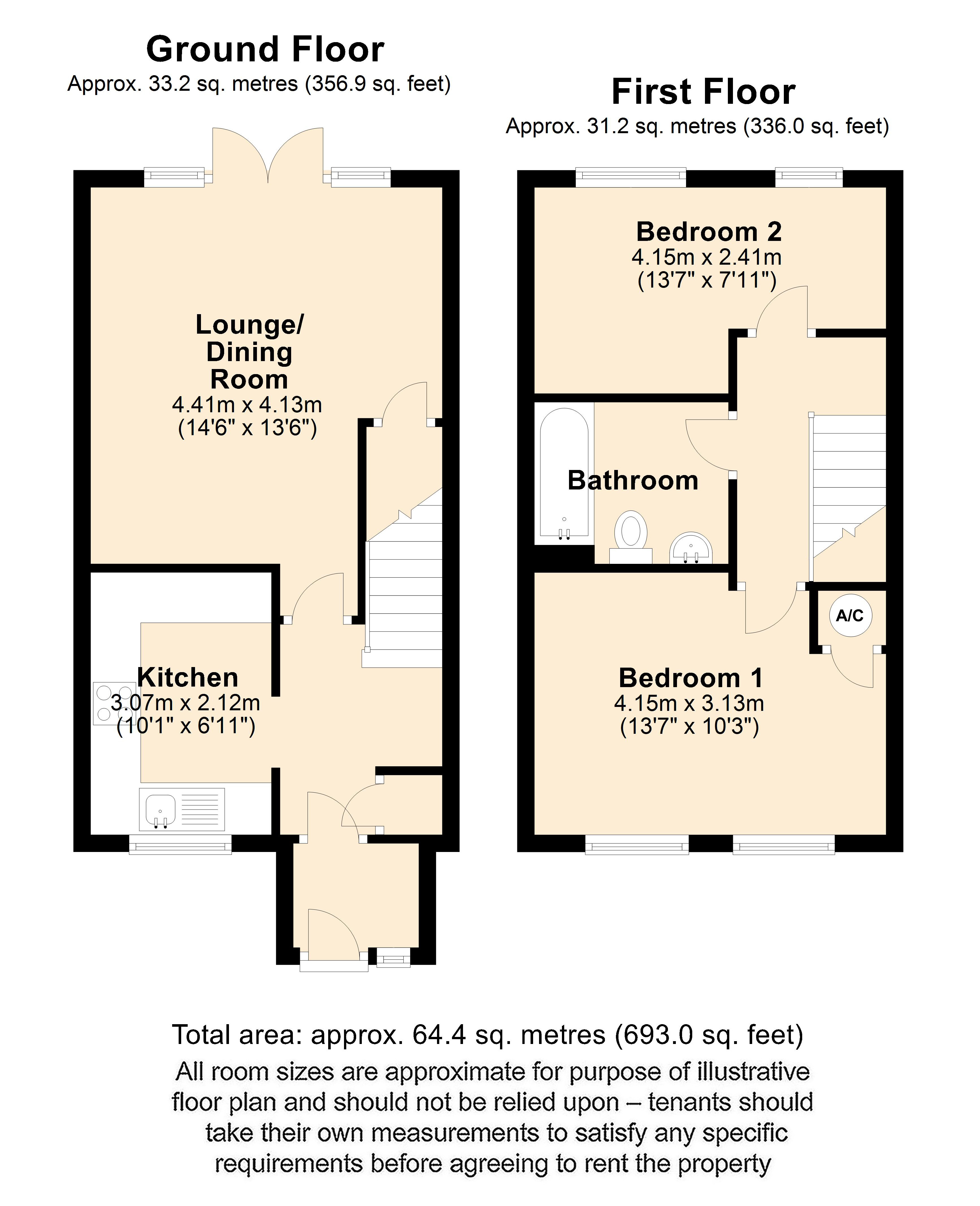 16, Peel Road, Wolverton floorplan