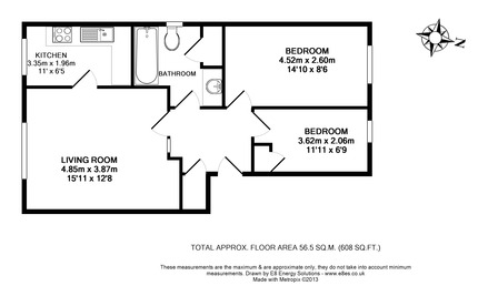 2 Bedrooms Flat to rent in Cullerne Close, Abingdon OX14