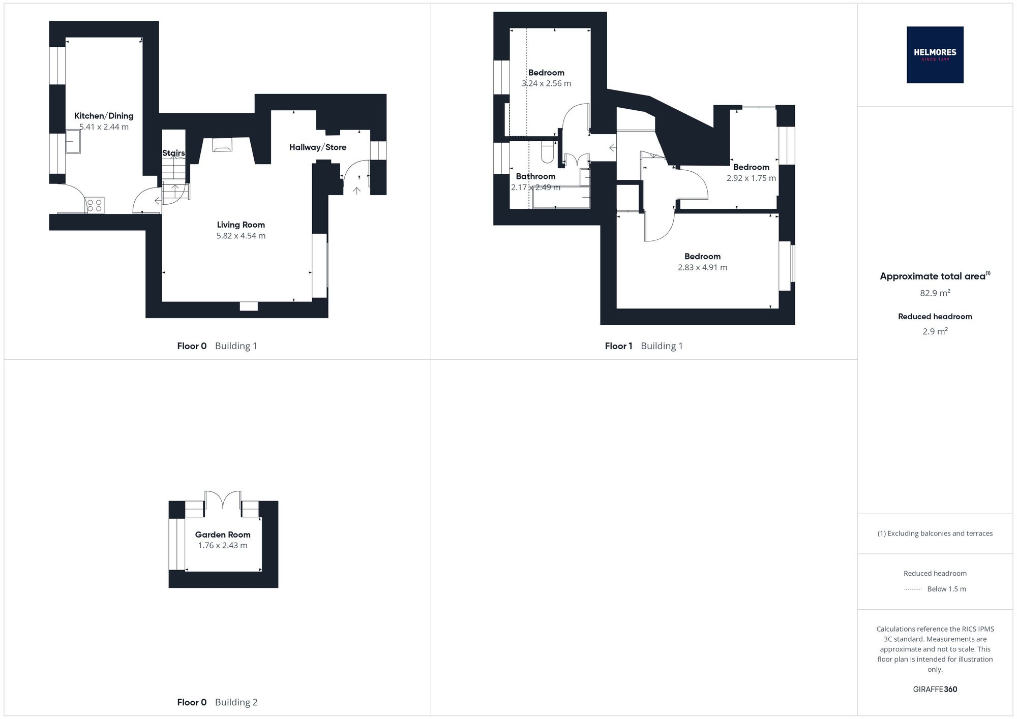 5 Wood Lane Cottages Wood Lane, Crediton floorplan