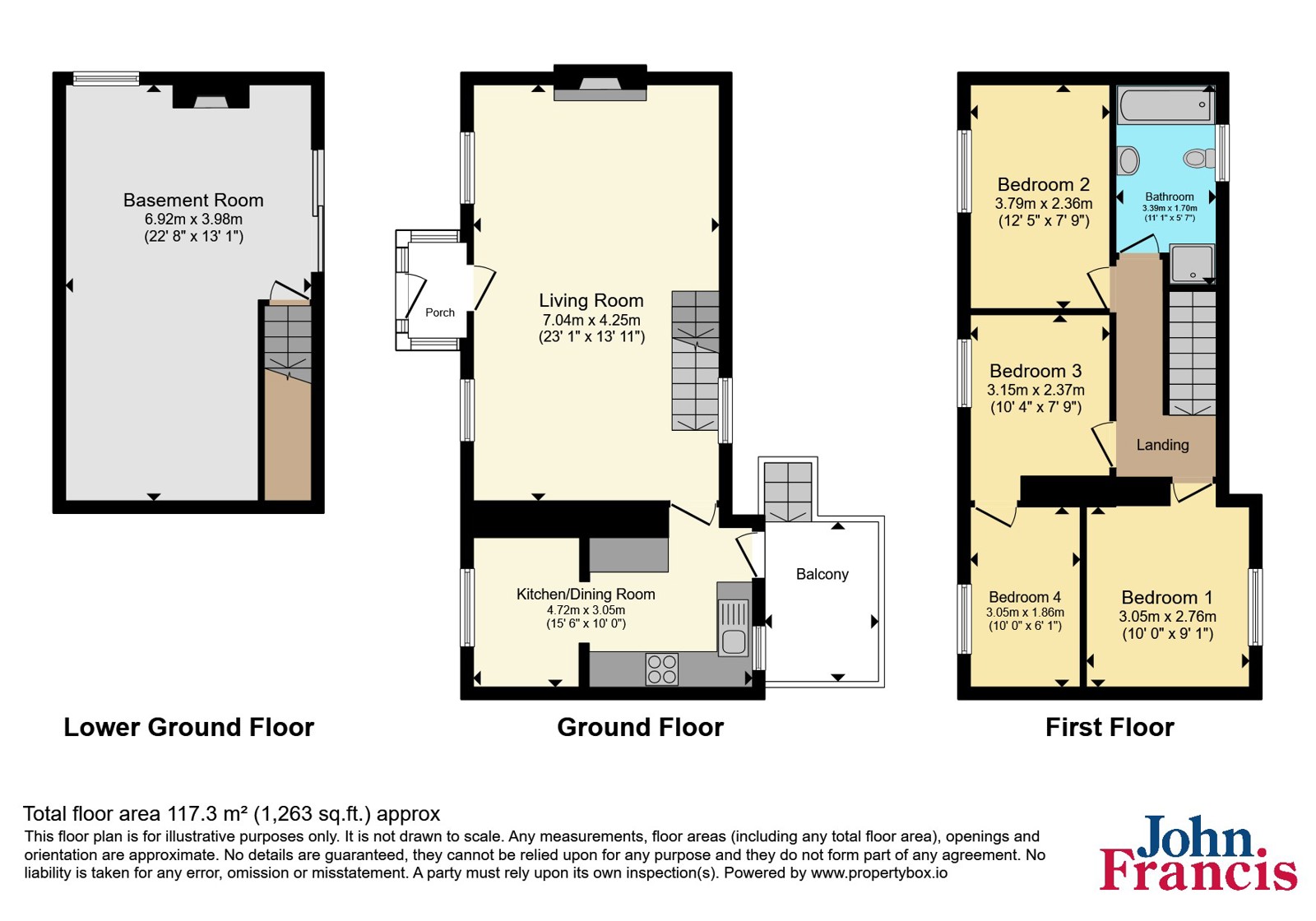 48, James Street, Swansea floorplan