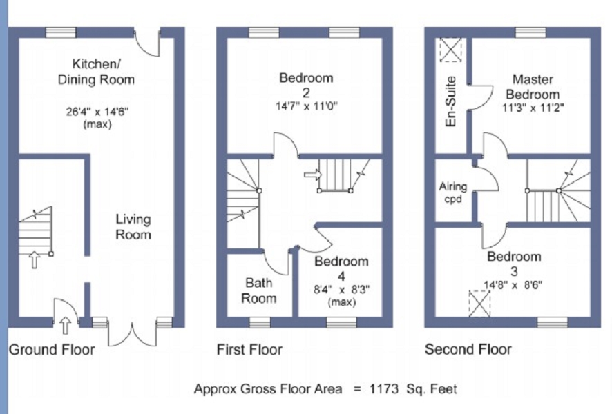 23a, Station Road, Netley Abbey floorplan