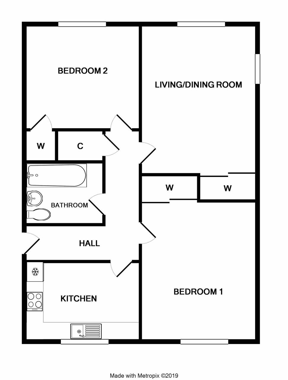 2 Bedrooms Flat for sale in Bridgend Gardens, Bathgate EH48
